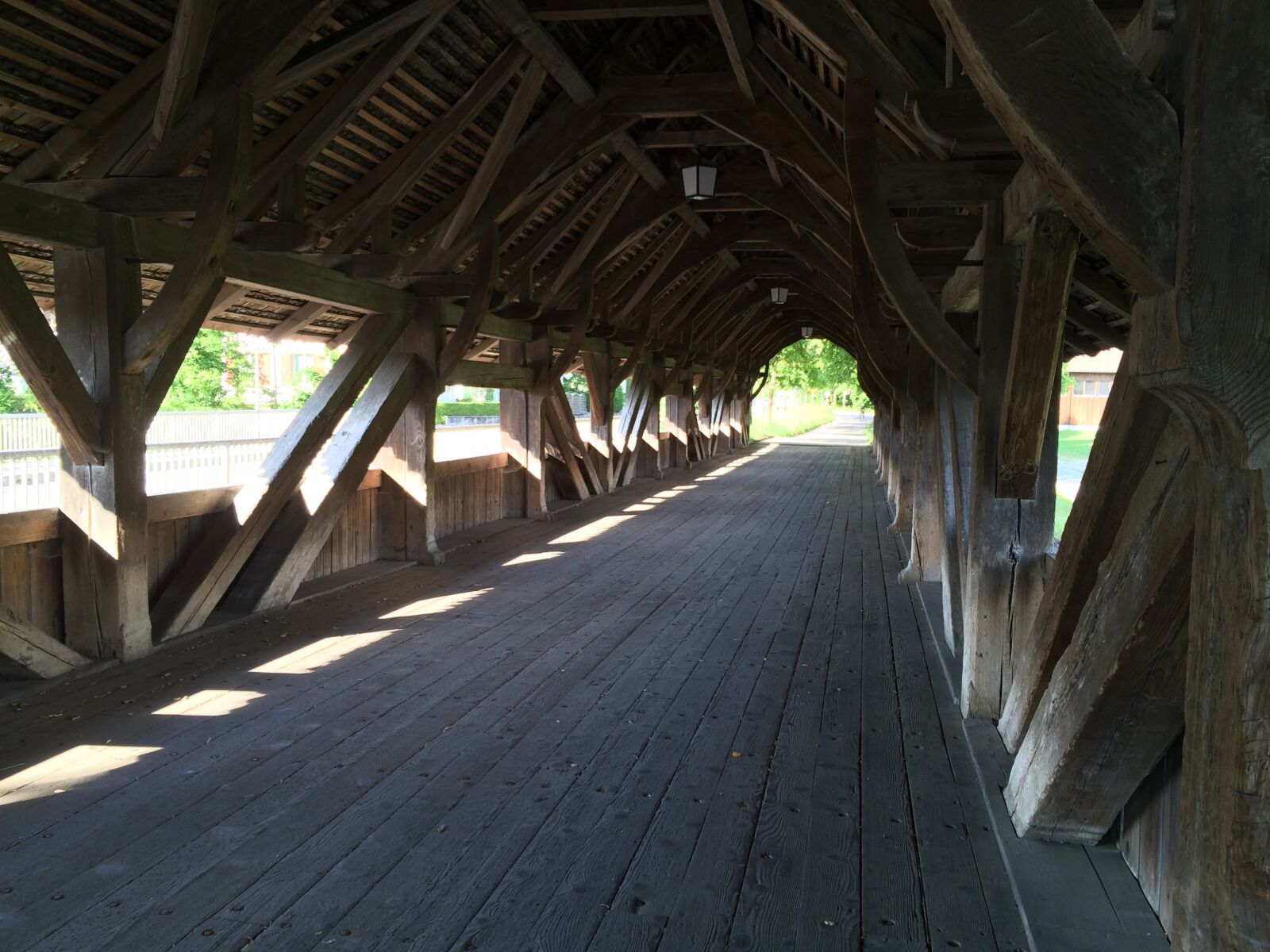 iPhone 5s back camera 4.15mm f/2.2 sample photo. Wooden bridge, burgdorf, old photography