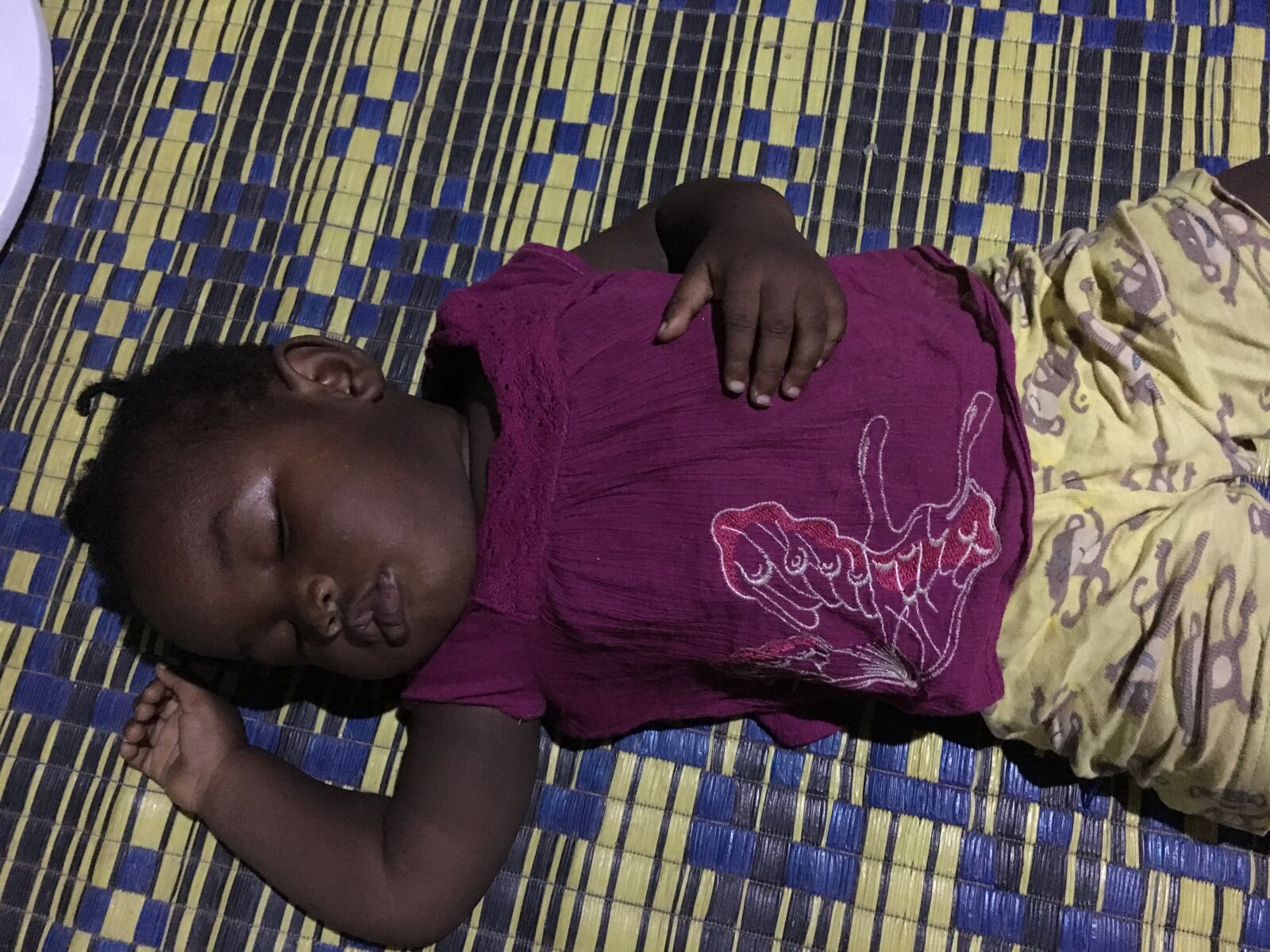 Apple iPhone 6s sample photo. Baby, africa, sleep photography