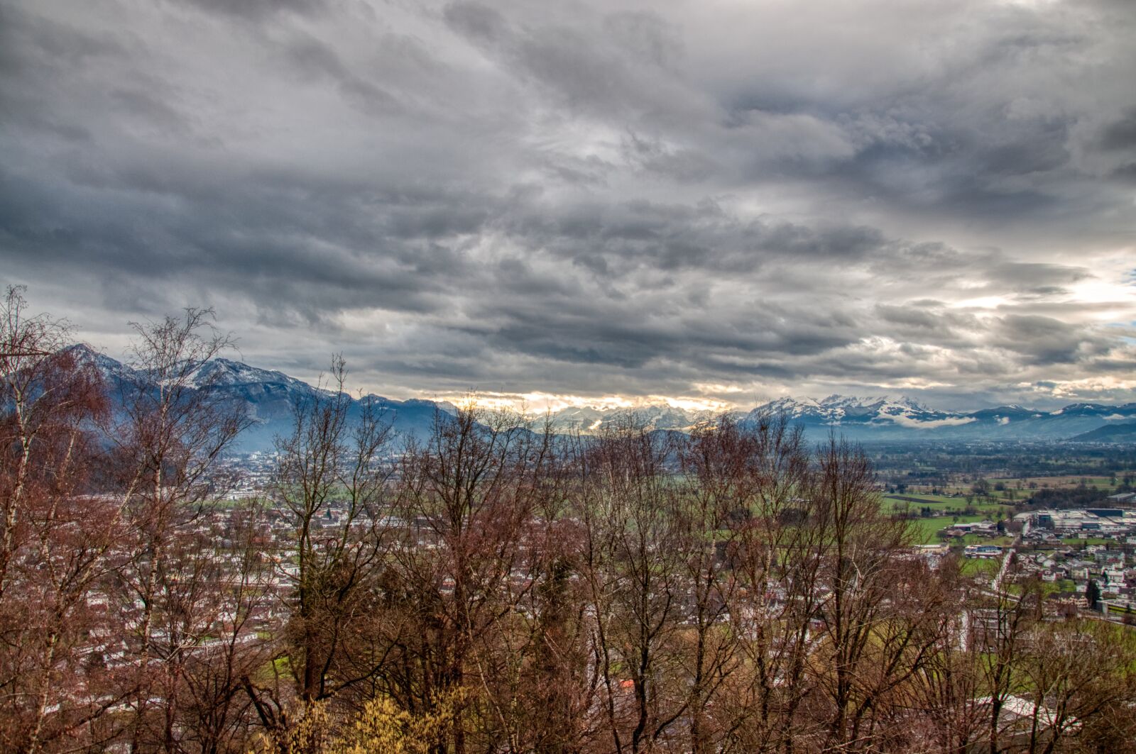 Nikon D5000 sample photo. Landscape, mood, rhine valley photography