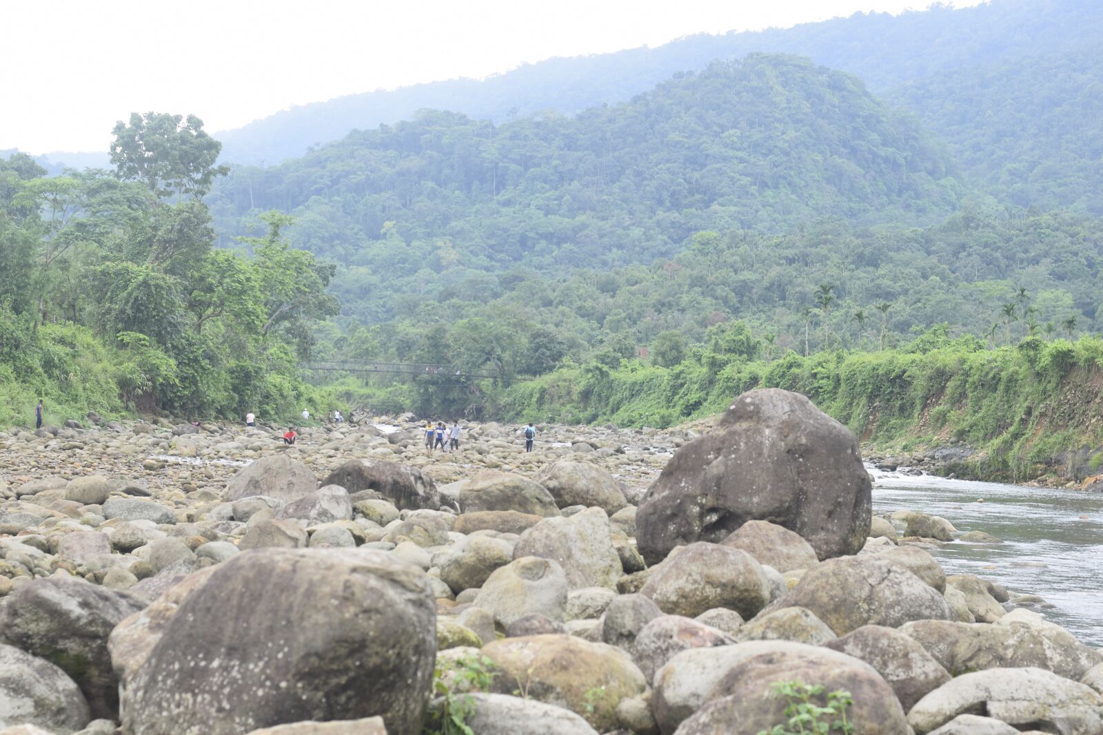 Nikon D5300 sample photo. Rock, hill, green photography