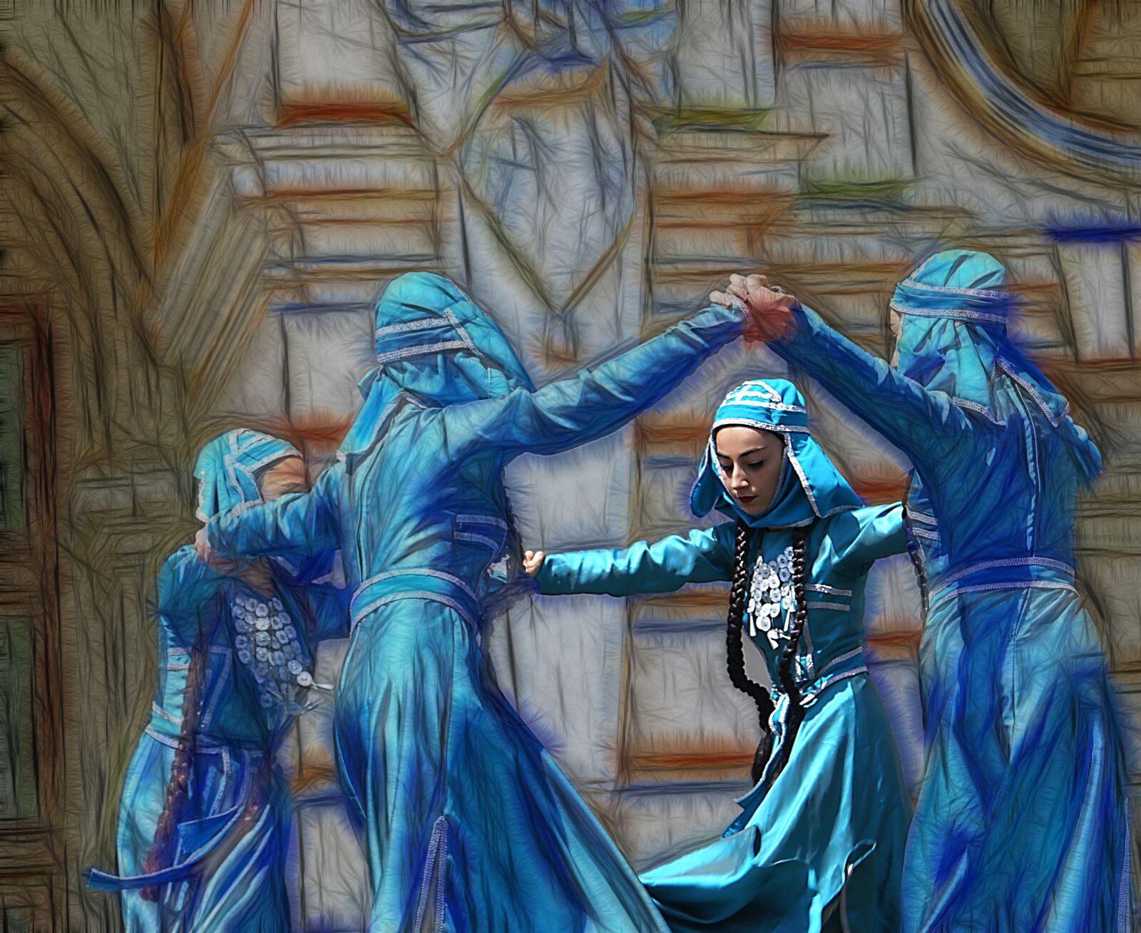 Sony Alpha DSLR-A100 sample photo. Dancers, dance, folk dance photography