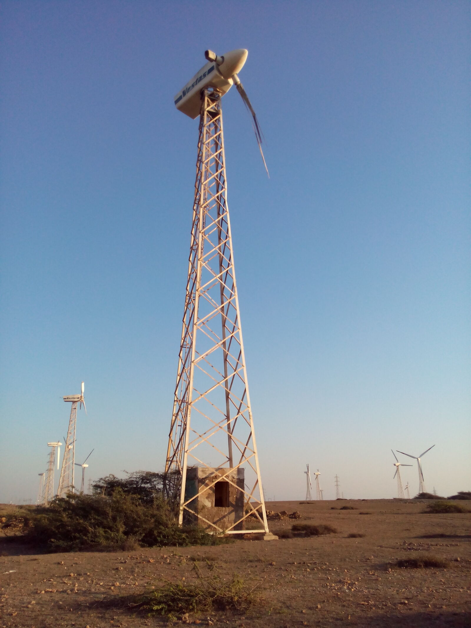 Micromax Canvas Spark sample photo. Windmills photography