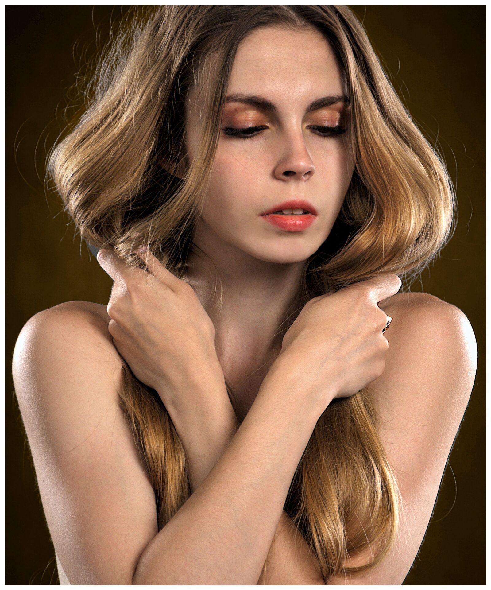 Nikon D80 sample photo. Woman, beauty, makeup photography