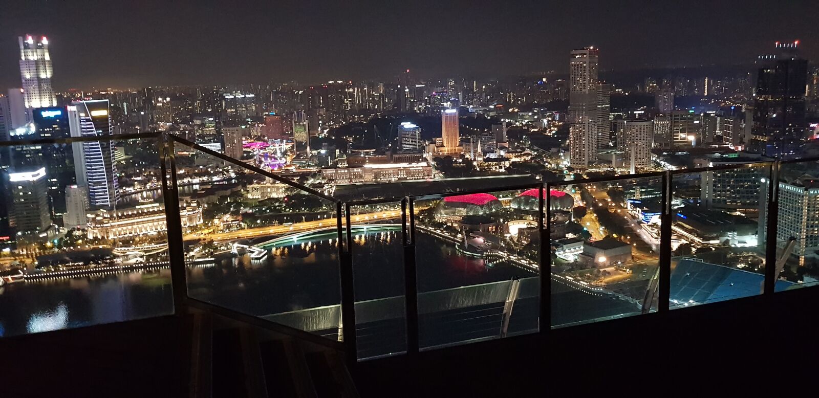 Samsung Galaxy S8+ sample photo. Singapore, horizon, night photography