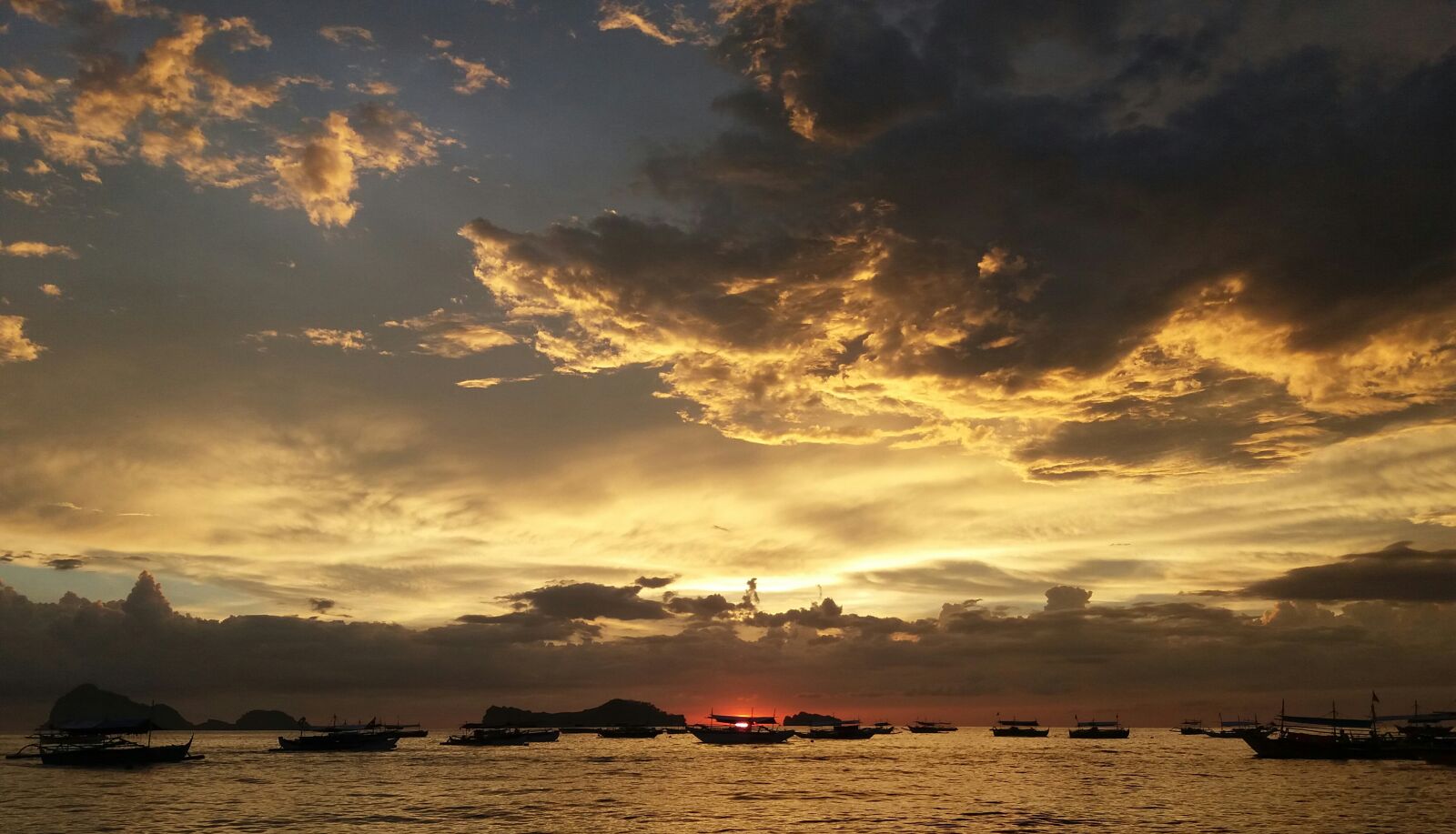 Samsung Galaxy J5(2016) sample photo. Silhouette, of, ships, during photography