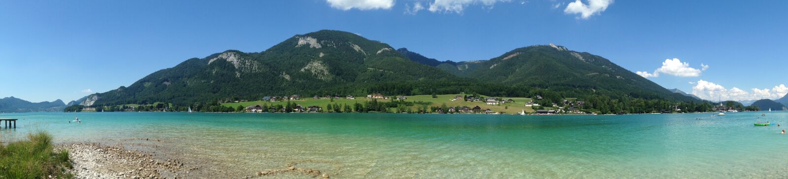 iPhone 5c back camera 4.12mm f/2.4 sample photo. Lake wolfgang, summer, nature photography