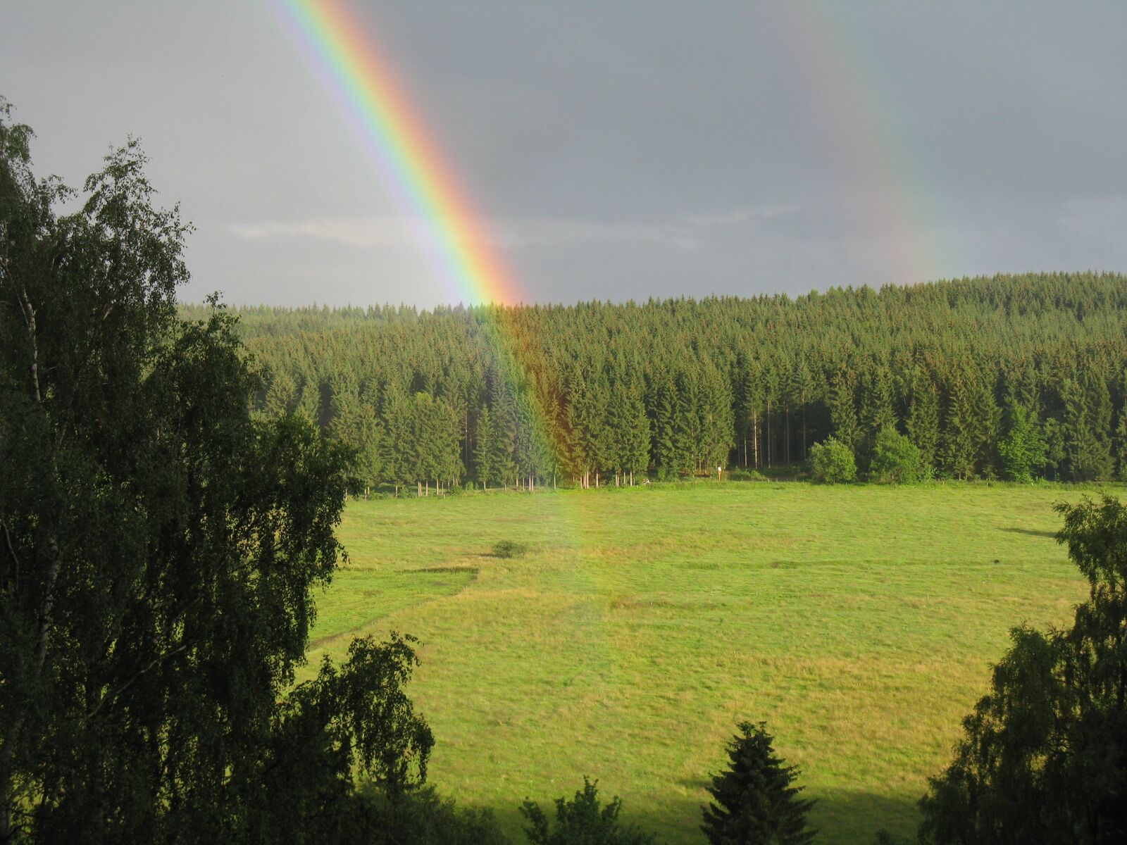 Canon POWERSHOT A720 IS sample photo. Rainbow, nature, landscape photography