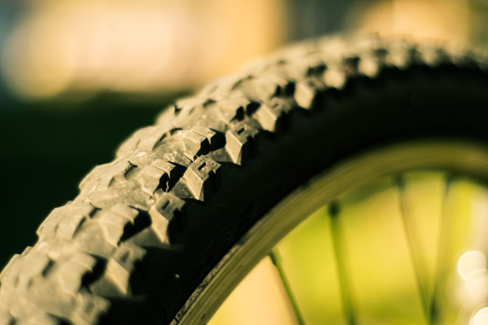 Nikon D3100 sample photo. Tire, knobbly tire, bike photography