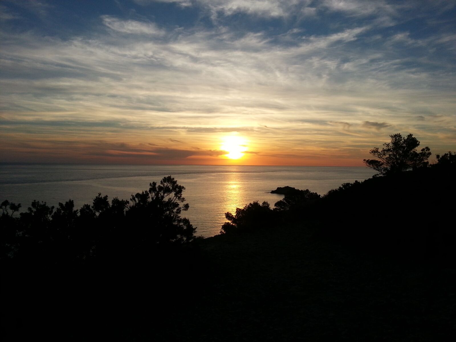 Samsung Galaxy S3 sample photo. Sunset, ibiza, evening sky photography