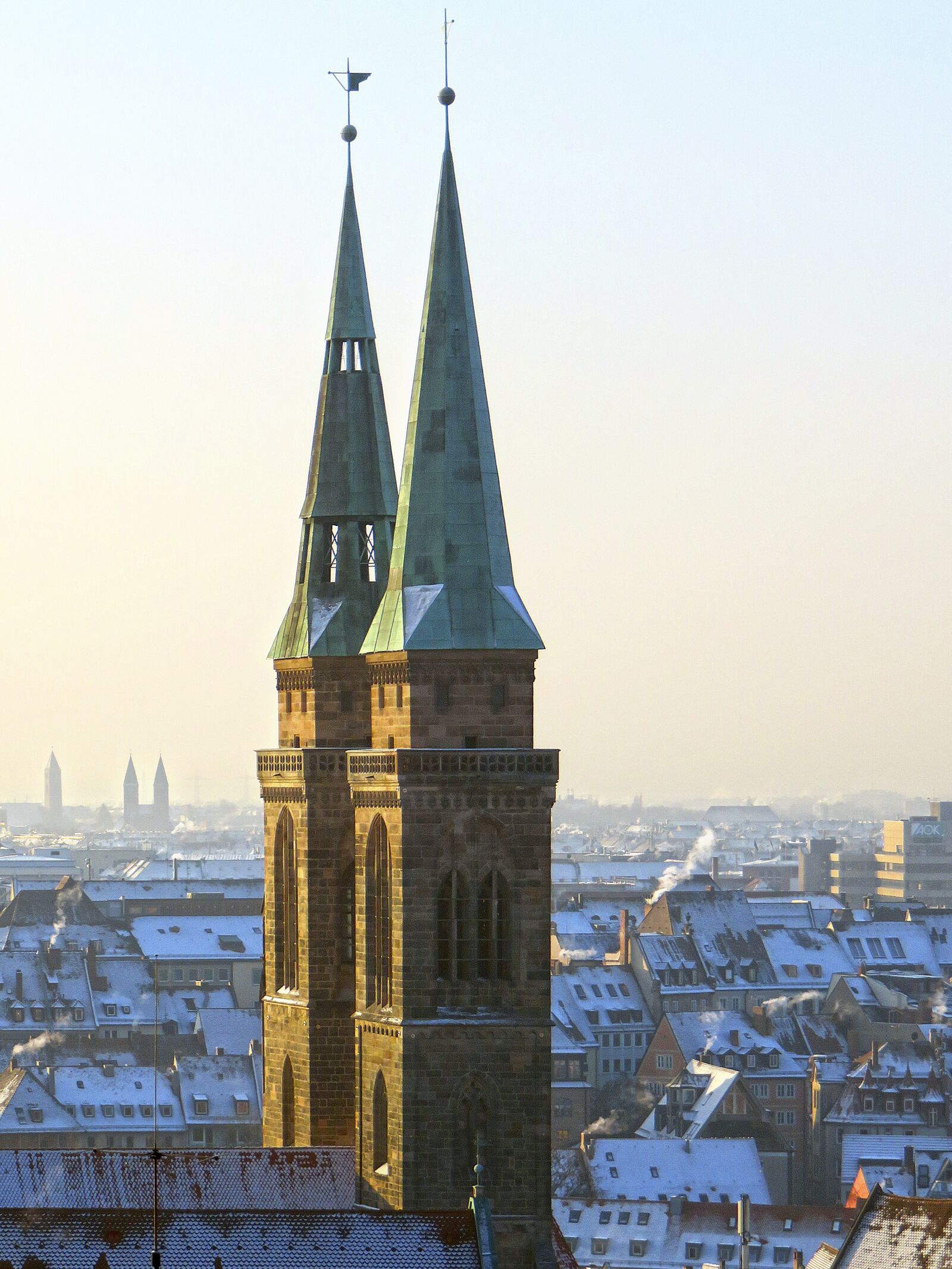 Canon PowerShot SX710 HS sample photo. Morning, winter, nuremberg photography
