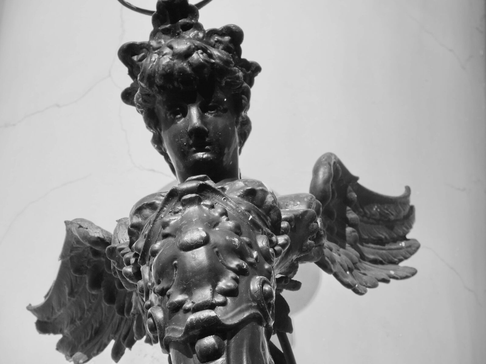 Nikon Coolpix P520 sample photo. Angel, bronze, bust, cast photography