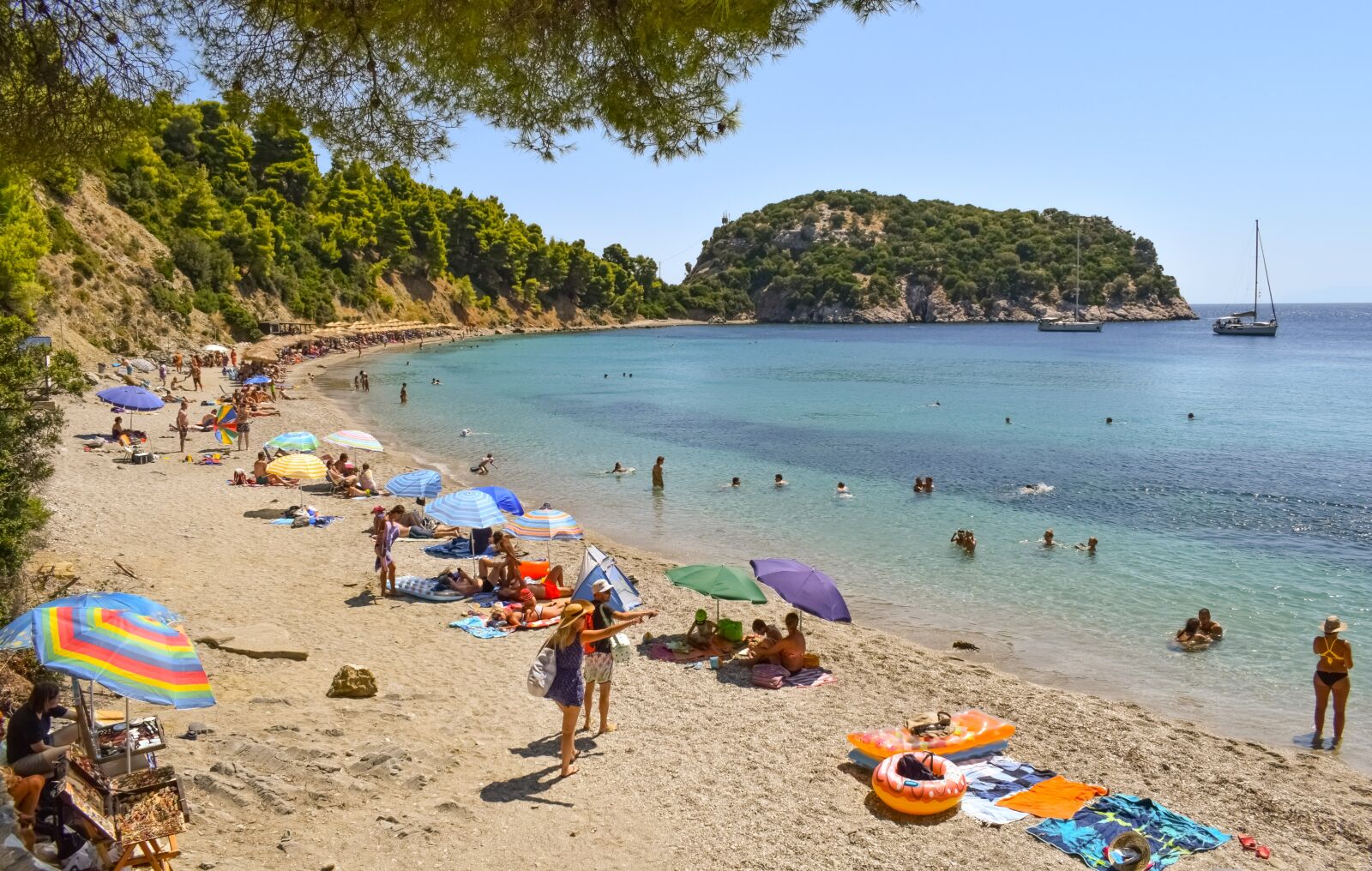 Nikon D3300 sample photo. Greece, skopelos, beach photography