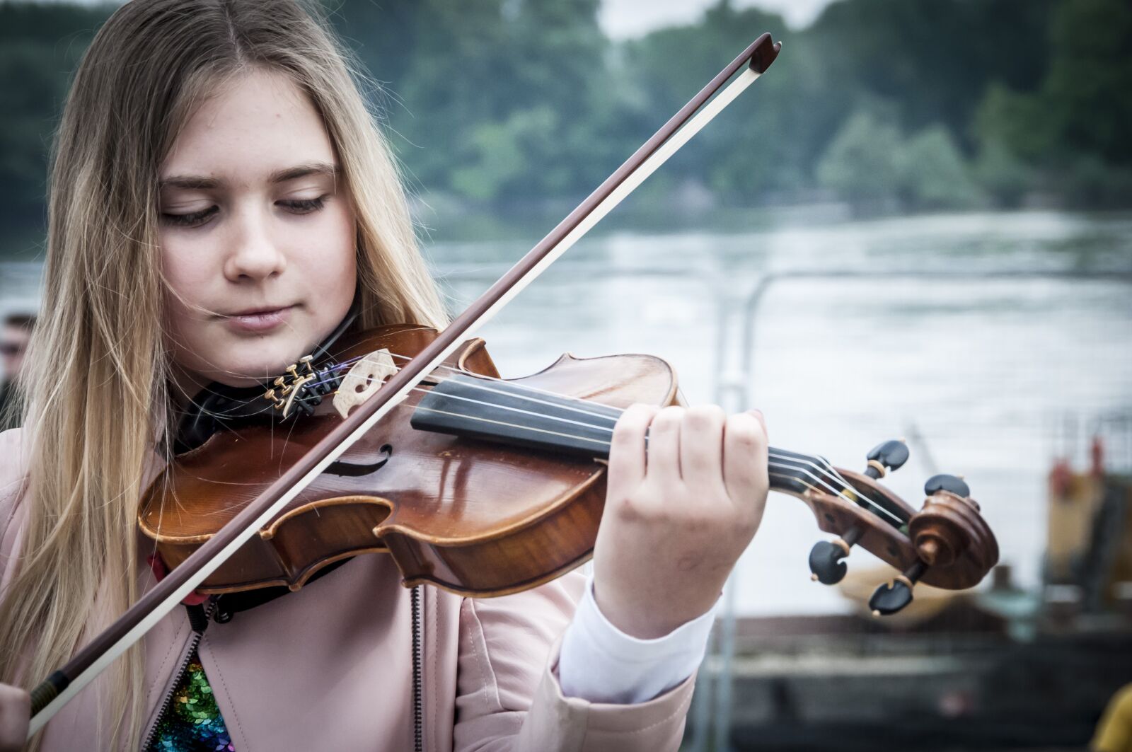 Nikon D90 sample photo. Music, violin, play violin photography