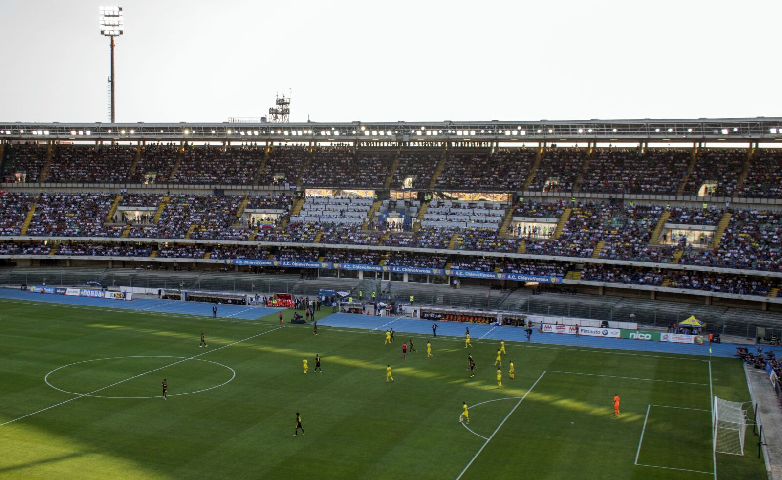 Nikon D3300 sample photo. Verona, chievo, football photography