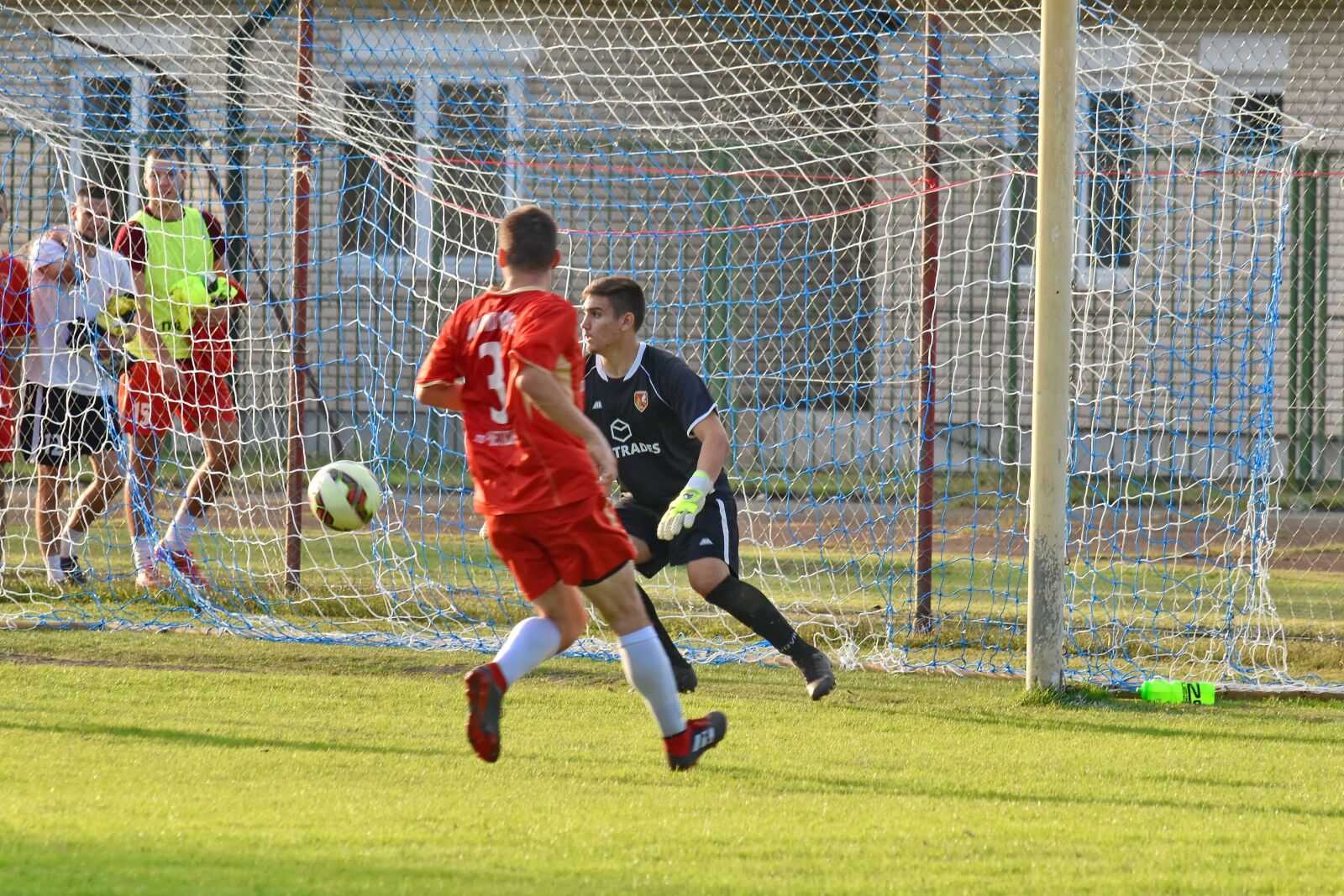 Nikon D5500 sample photo. Contest, football player, goal photography