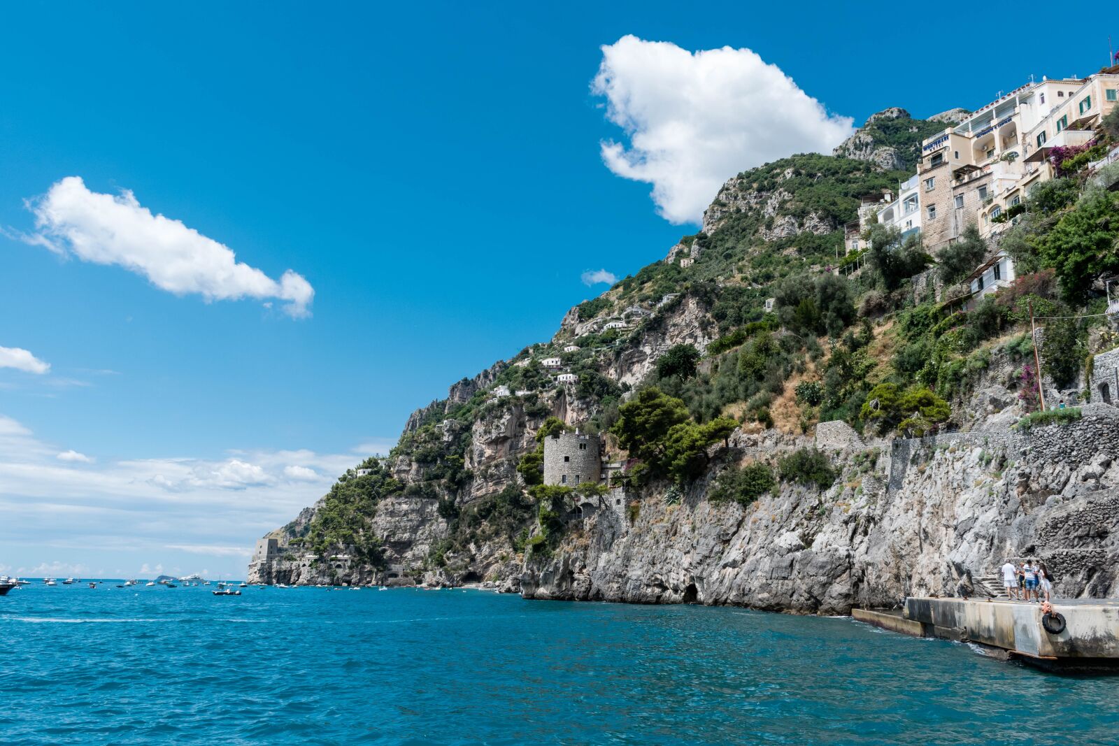 Nikon D3300 sample photo. Cliff, italy, sea photography