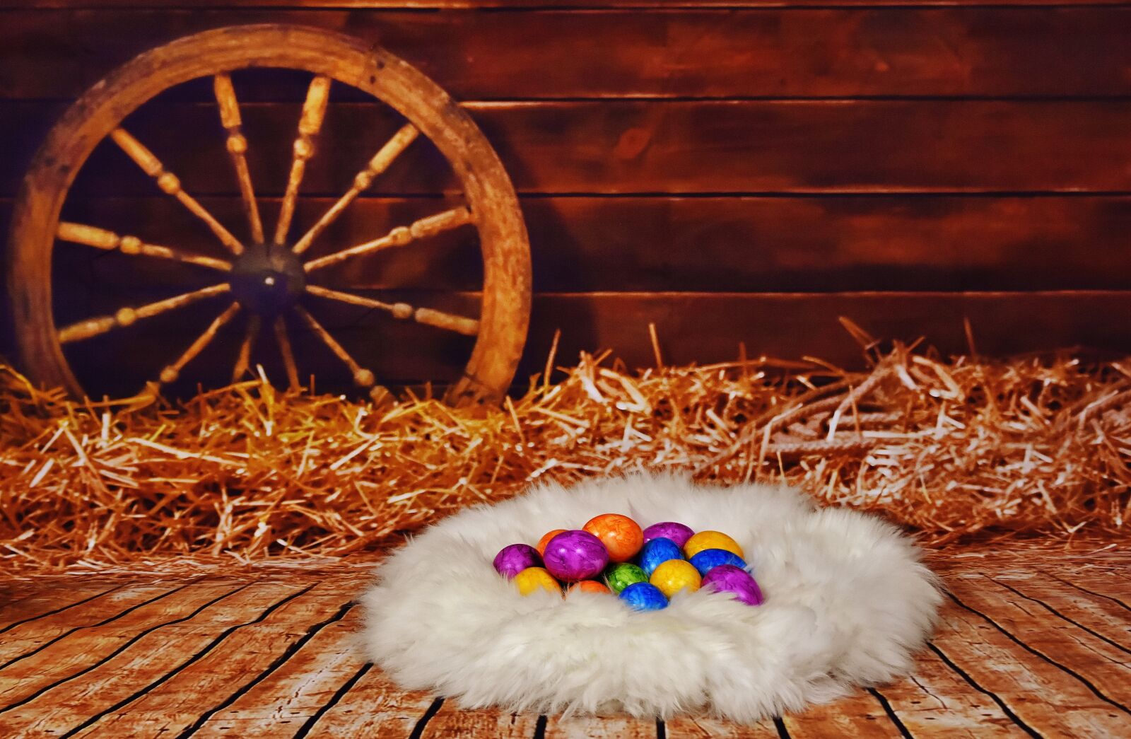 Nikon D7200 sample photo. Easter, colorful eggs, stall photography