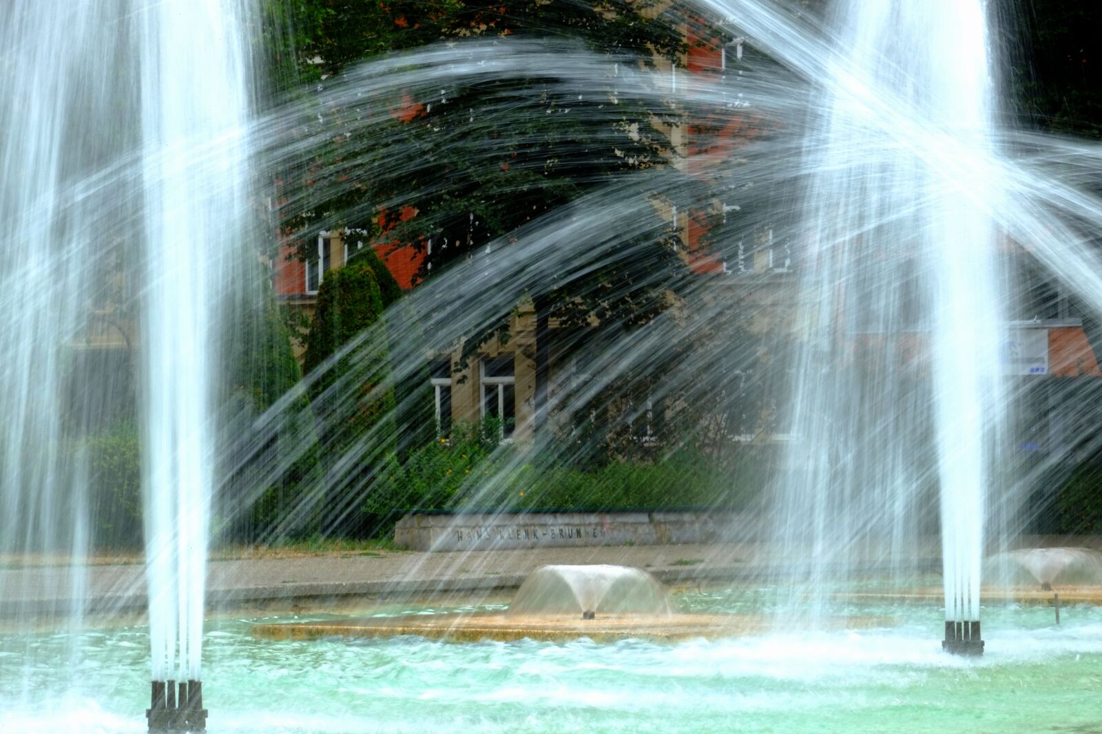 Fujifilm X-E1 sample photo. Water jet, water, fountain photography