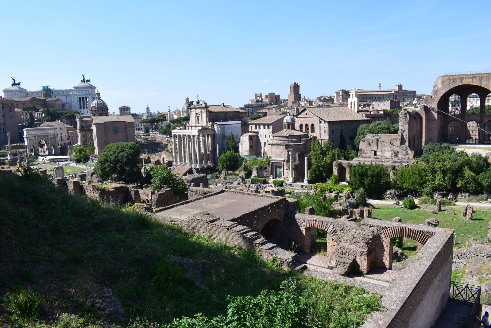 Nikon D3300 sample photo. The roman forum, rome photography