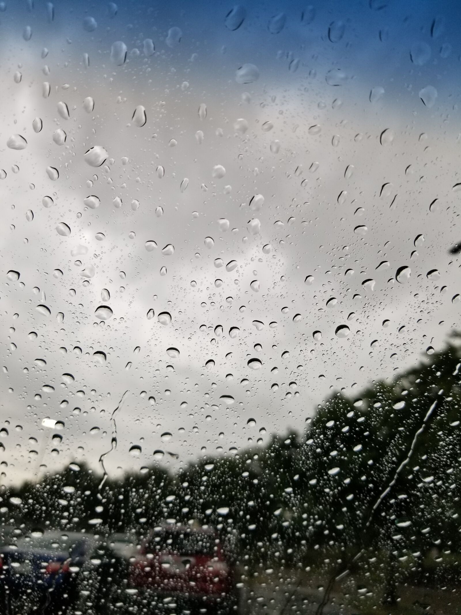 Samsung Galaxy S8 Active sample photo. Rain, sky, blue photography