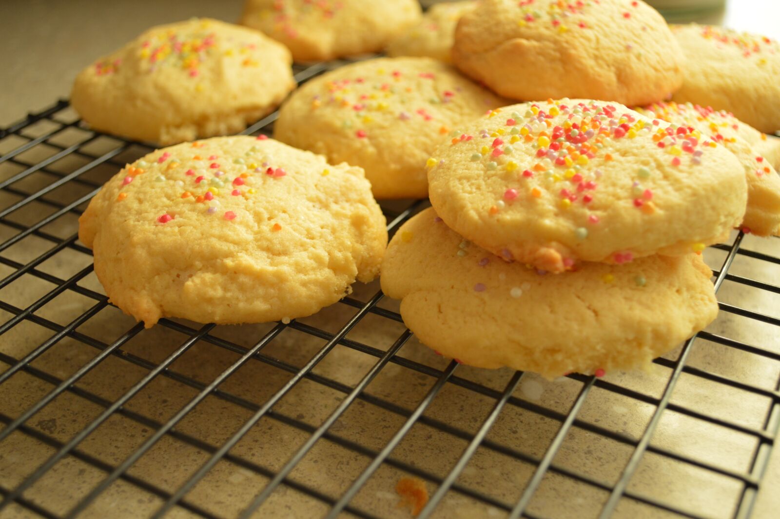 Nikon D3200 sample photo. Biscuit, cookie, sprinkles photography