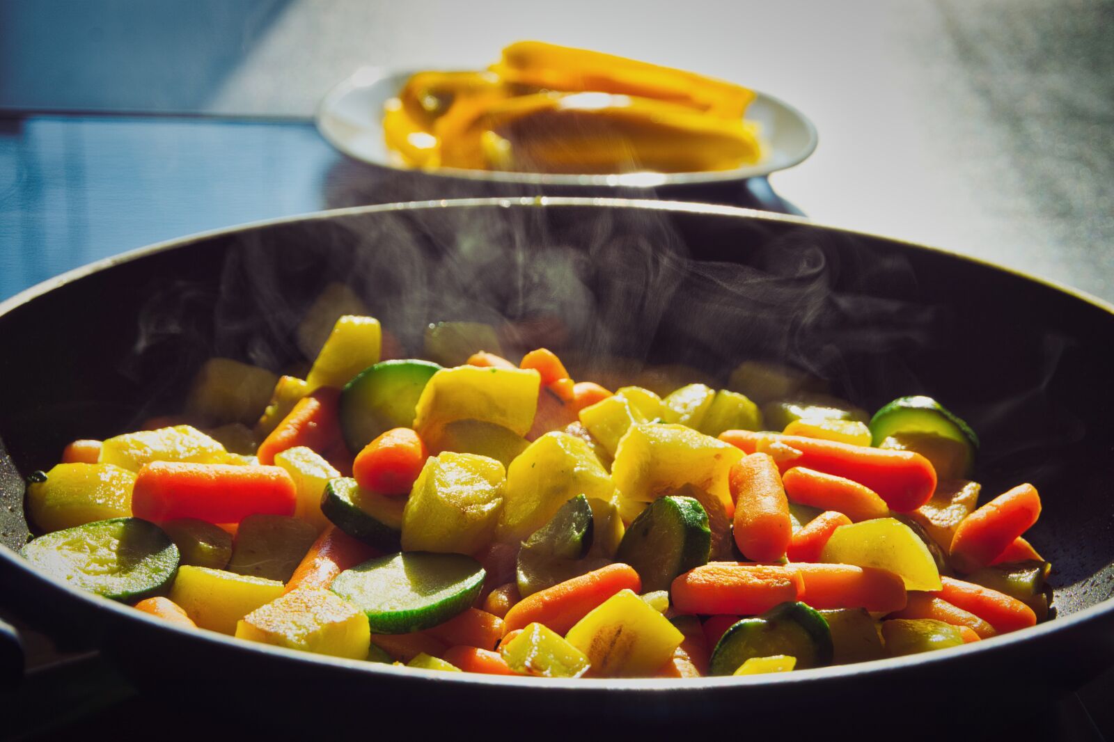 Sony E 16-50mm F3.5-5.6 PZ OSS sample photo. Food, vegetables, pan photography
