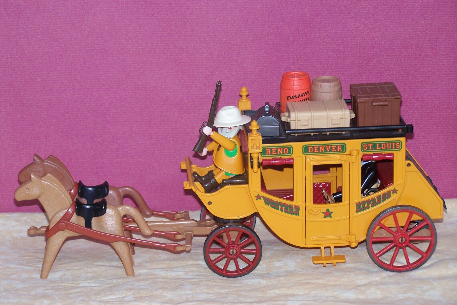 Kodak EASYSHARE Z710 ZOOM DIGITAL CAMERA sample photo. Playmobil, western, usa photography
