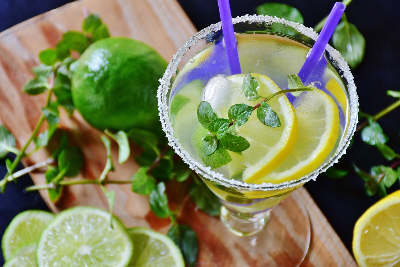 Nikon D7200 sample photo. Lime, drink, mineral water photography