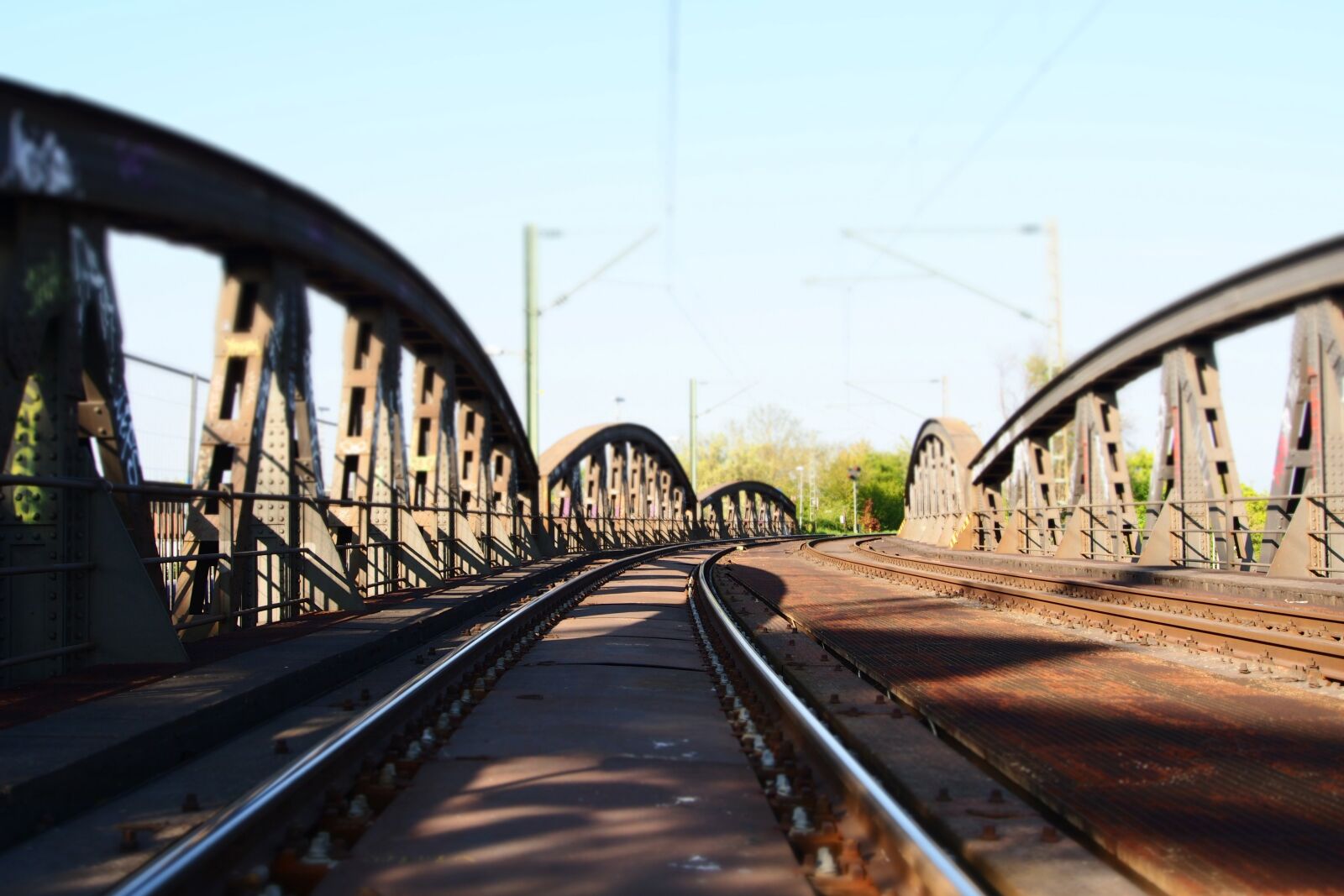 Olympus OM-D E-M5 sample photo. Railway tracks, train, rail photography