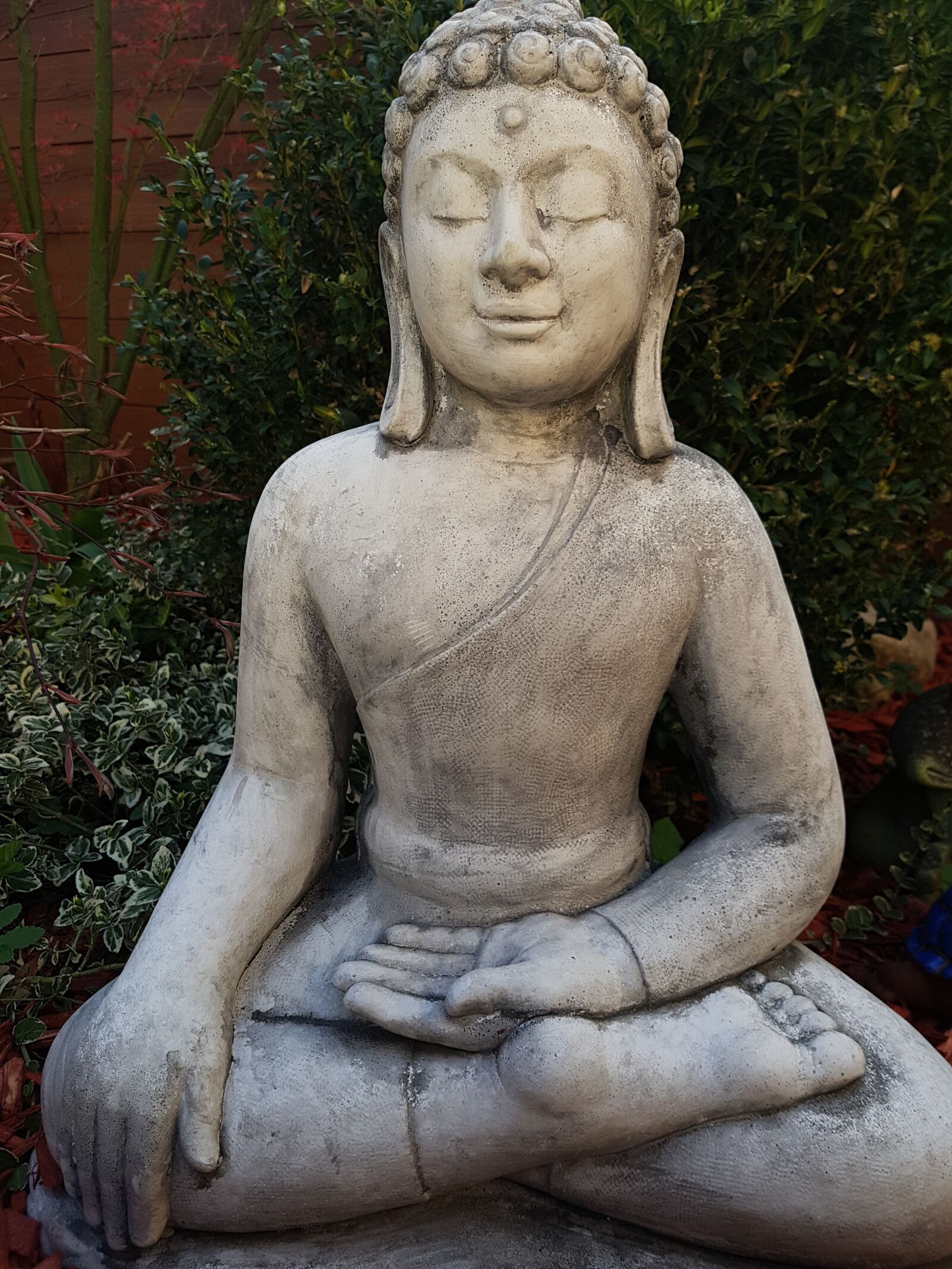 Samsung Galaxy S7 sample photo. Buddah, garden, decoration photography