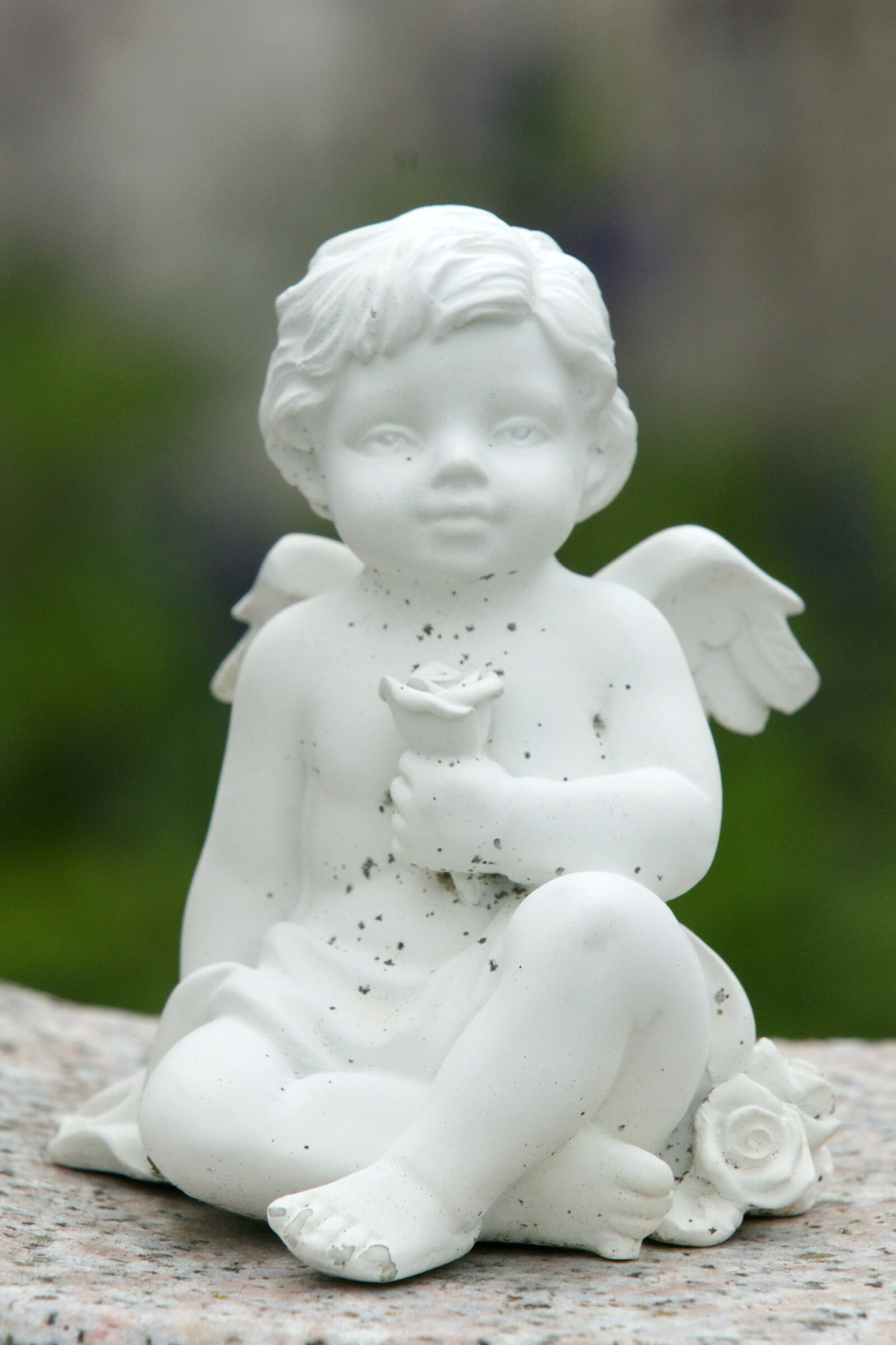 Sony Alpha DSLR-A700 sample photo. Angel, angel figure, reclining photography