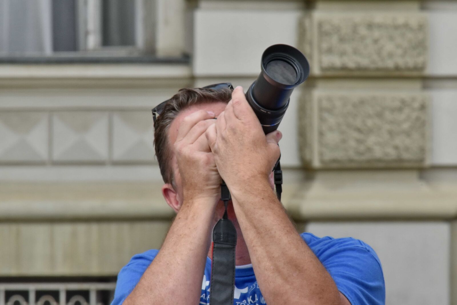 Nikon D5500 sample photo. Paparazzi, photographer, photojournalist, man photography