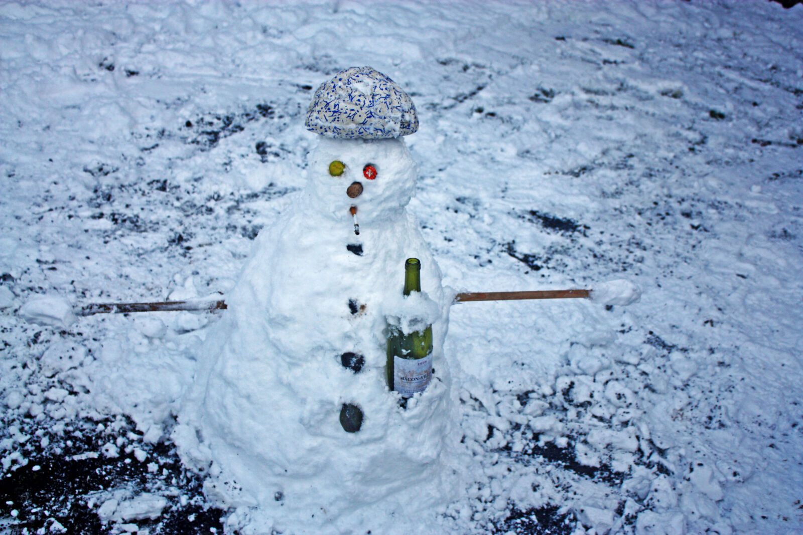 Canon EOS 450D (EOS Rebel XSi / EOS Kiss X2) sample photo. Art, bottle, build, cold photography