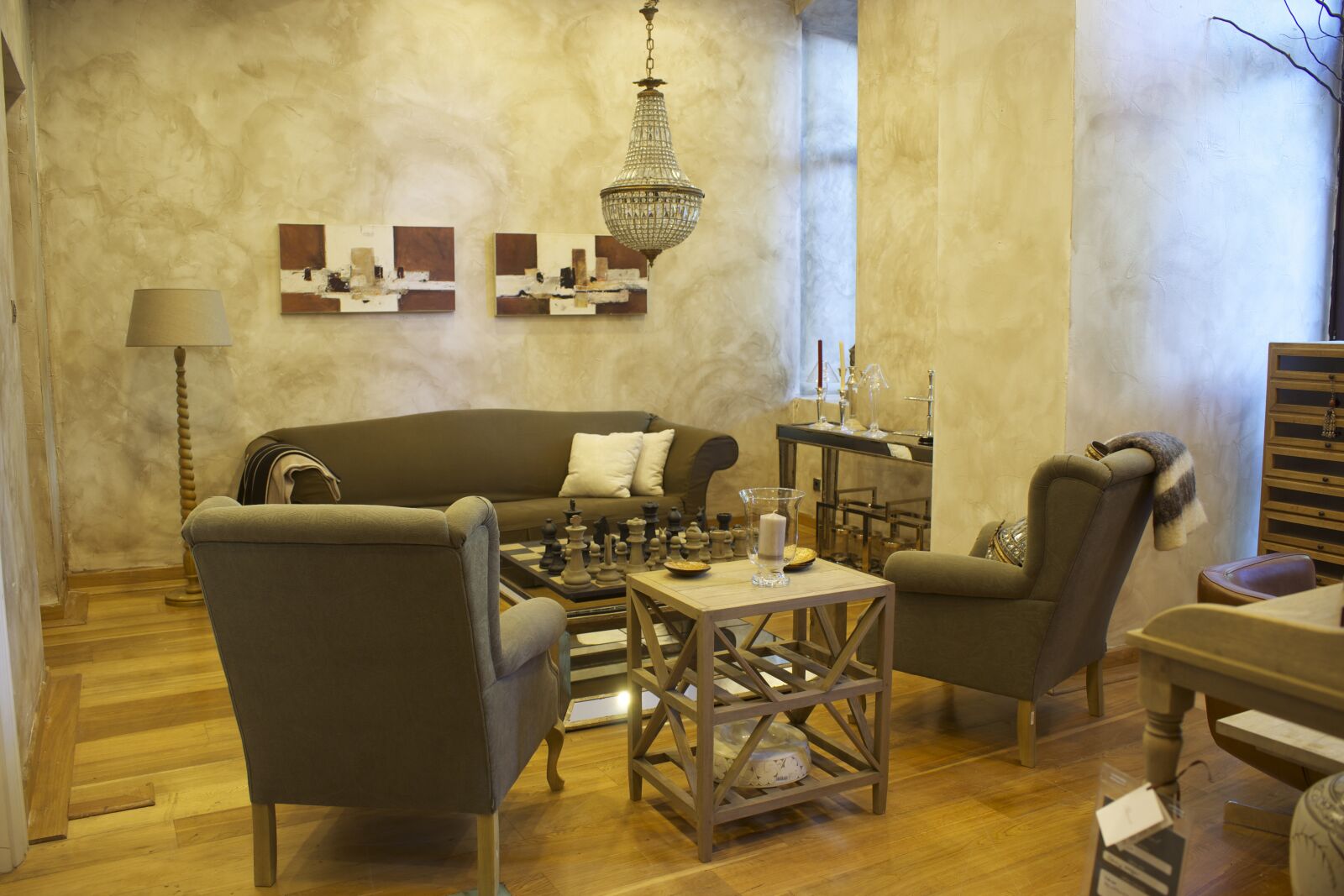 Sony Alpha DSLR-A850 sample photo. Salon, armchair, table photography