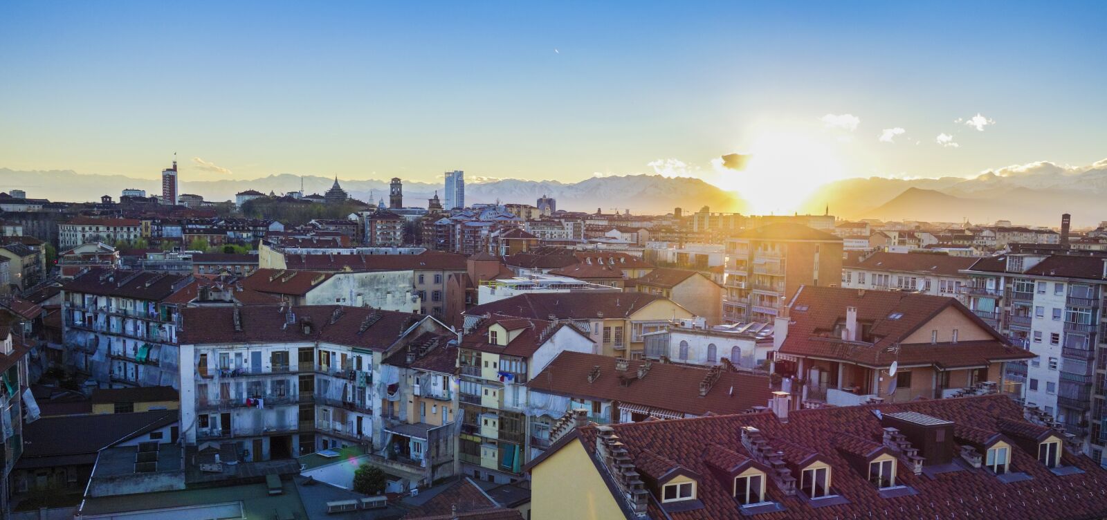 Sony Cyber-shot DSC-RX100 sample photo. Turin, view, sunset photography