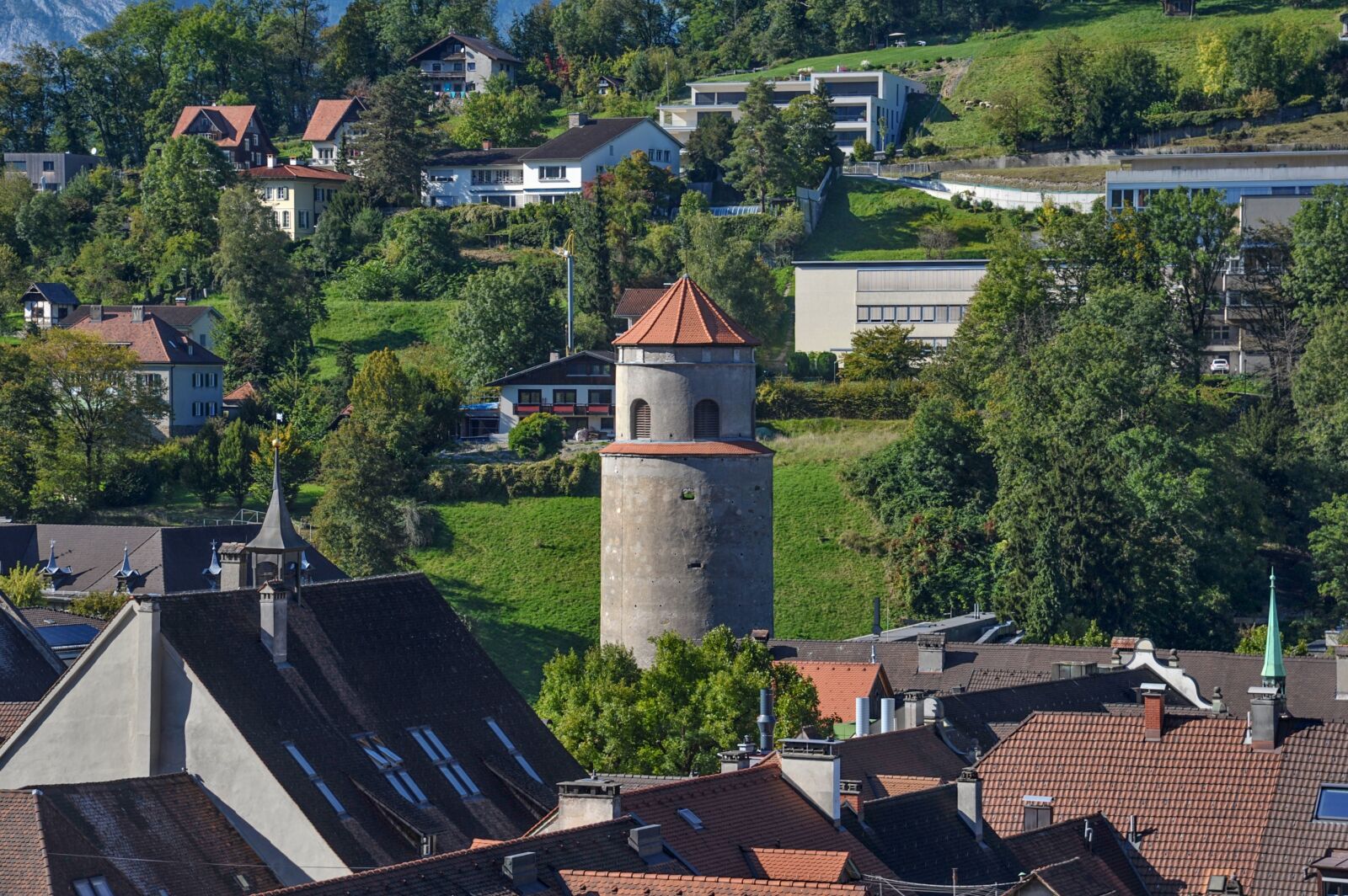 Nikon D700 sample photo. Tower, cat tower, feldkirch photography