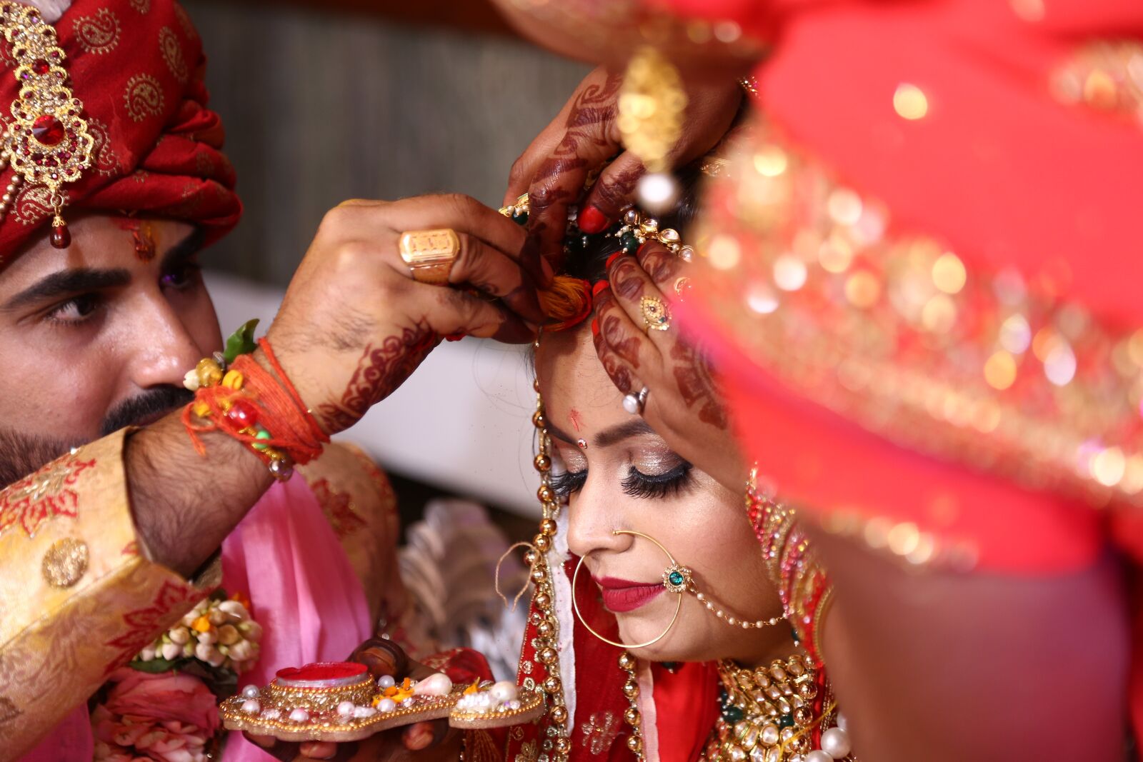 Canon EOS 6D + Canon EF 24-105mm F4L IS USM sample photo. Indian, culture, weeding photography