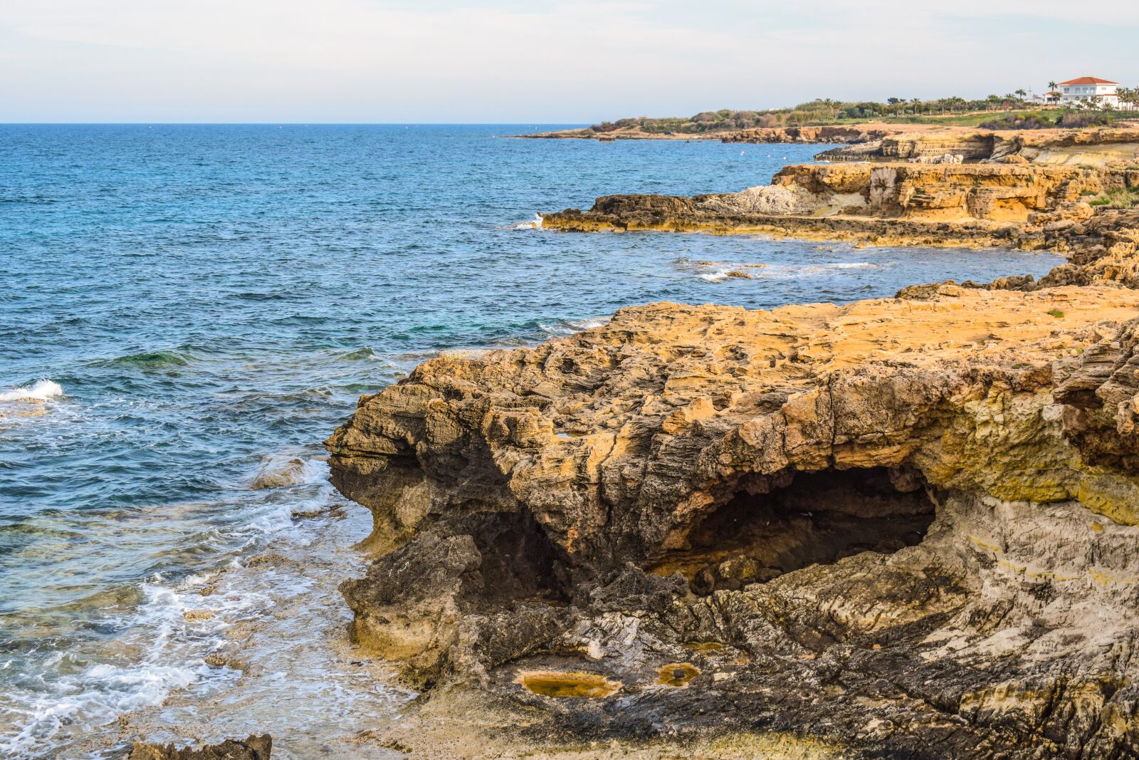 Nikon D3300 sample photo. Cyprus, kapparis, rock formations photography