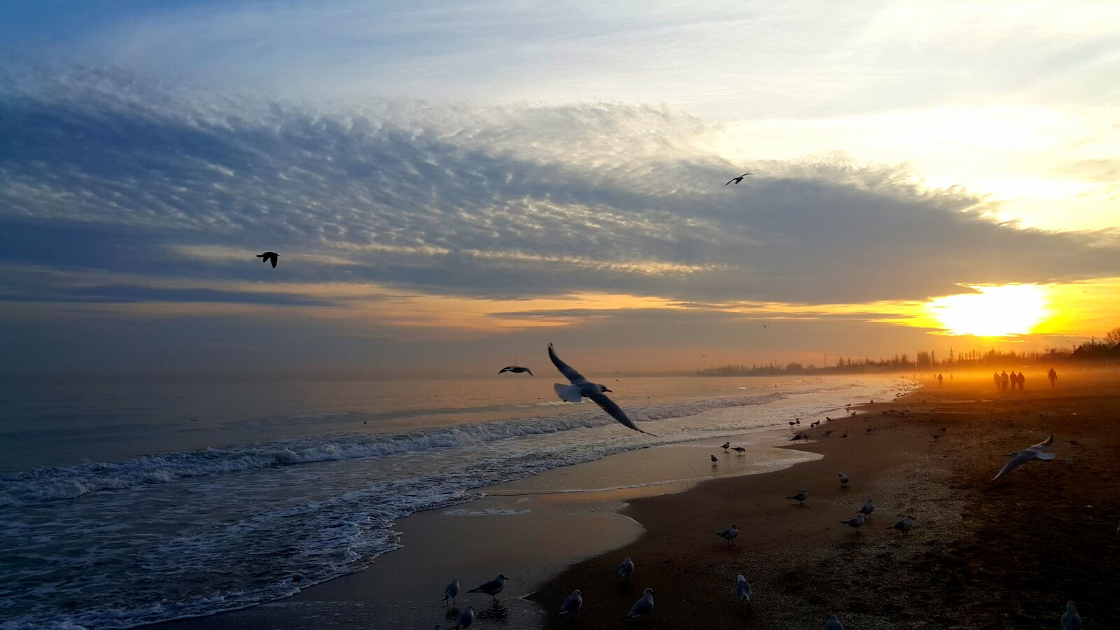 Samsung Galaxy Note4 sample photo. Sunset, sea photography
