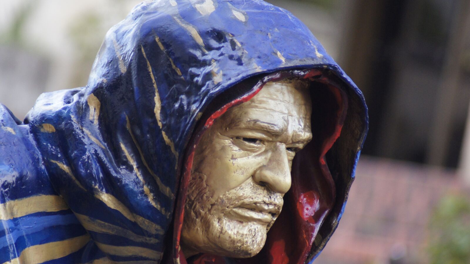 Sony SLT-A55 (SLT-A55V) sample photo. Head, sculpture, man photography