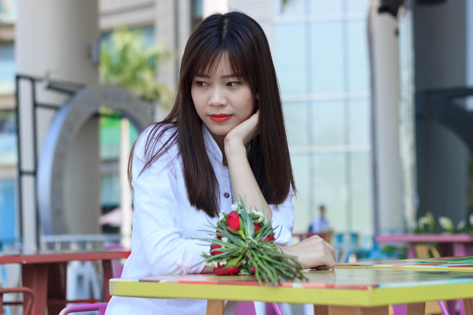 Canon EOS 600D (Rebel EOS T3i / EOS Kiss X5) + Canon EF 50mm F1.8 STM sample photo. Girl, beauty, beautiful girl photography