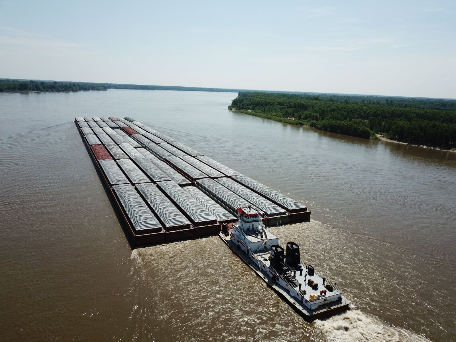 DJI FC220 sample photo. Mississippi, river, usa photography