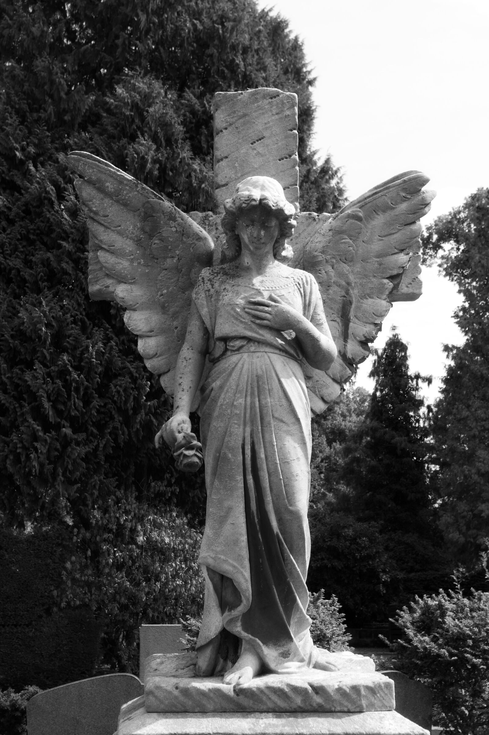 Pentax K-3 sample photo. Angel, death, grave photography