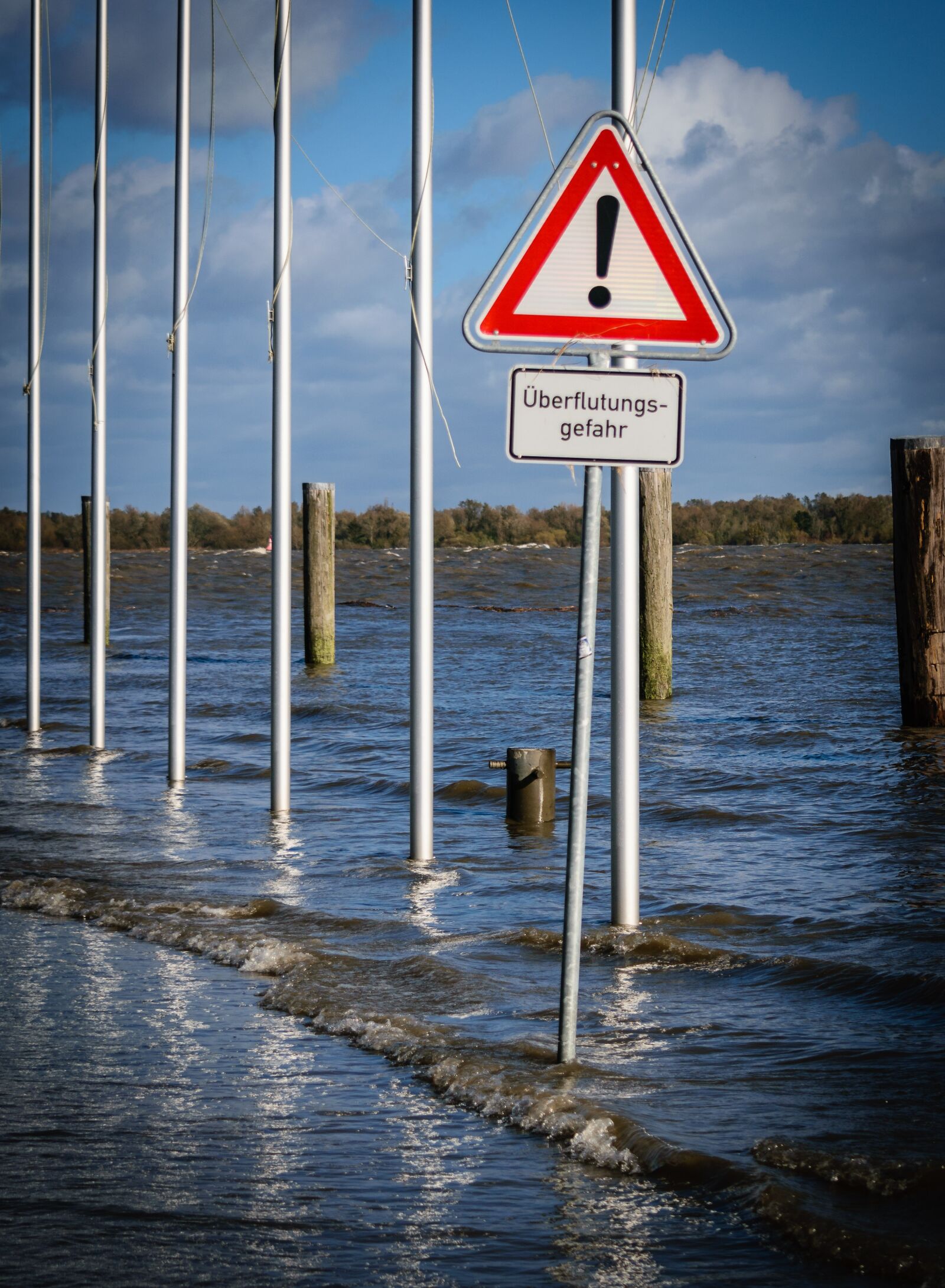 Nikon D5300 sample photo. Elbe, high water, nature photography