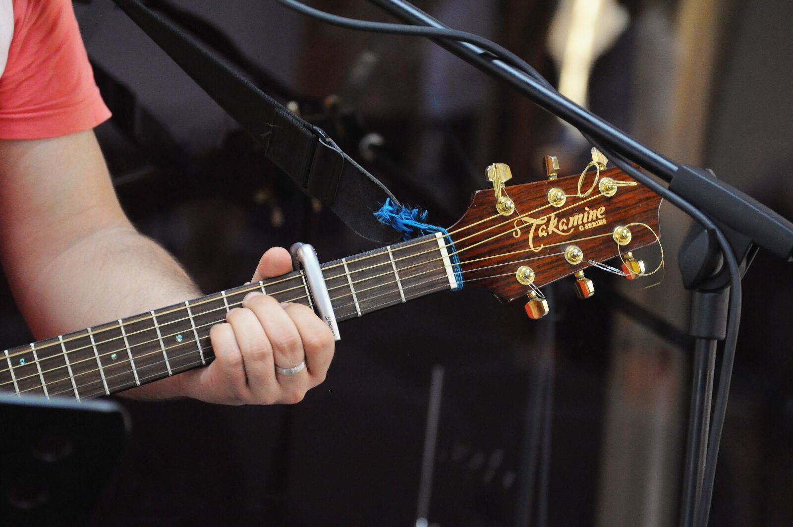 Nikon D5000 sample photo. Guitar, music, musician photography