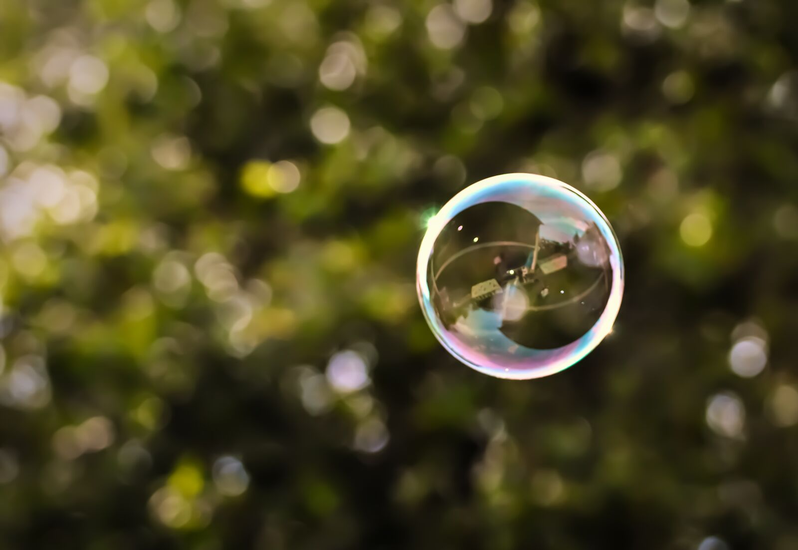 Nikon D3200 sample photo. Soap bubble, flying, colorful photography