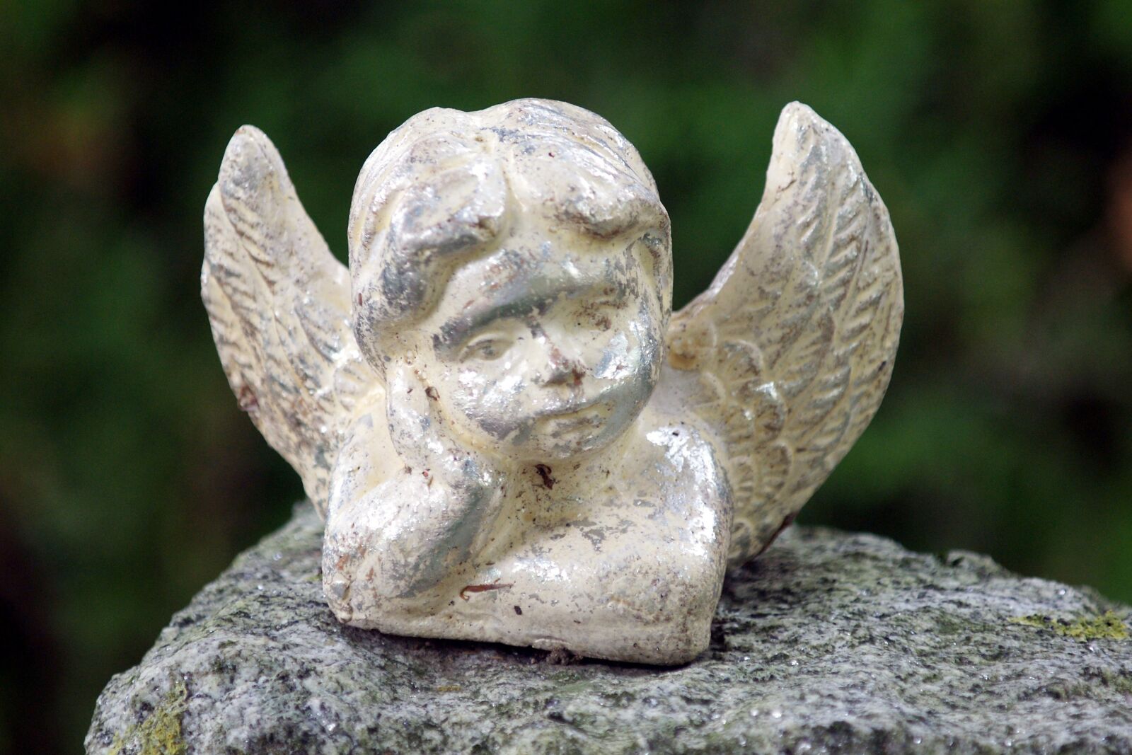 Sony Alpha DSLR-A700 sample photo. Angel, angel figure, contemplative photography