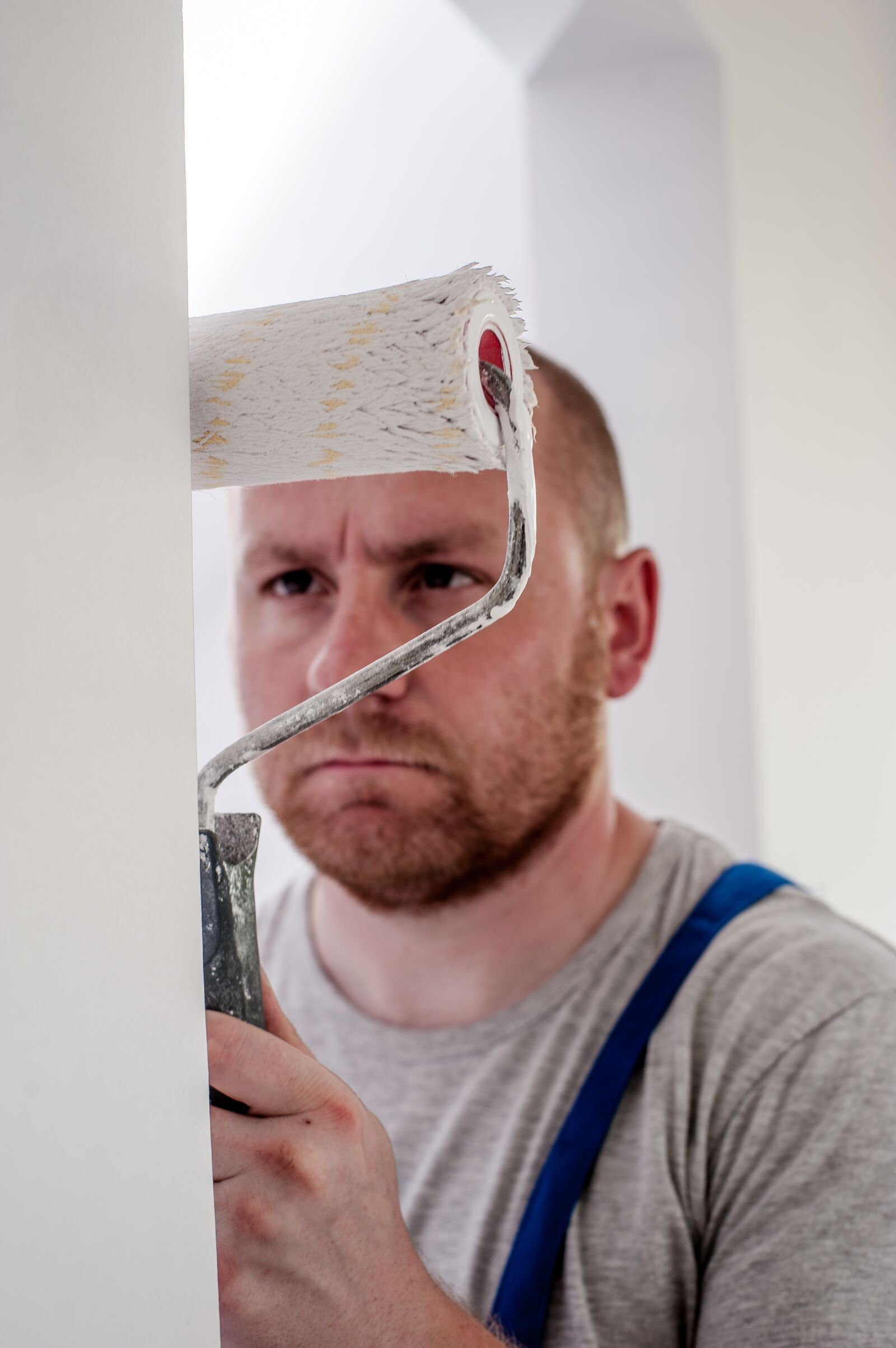 Nikon D700 sample photo. Painter, painting, employee photography
