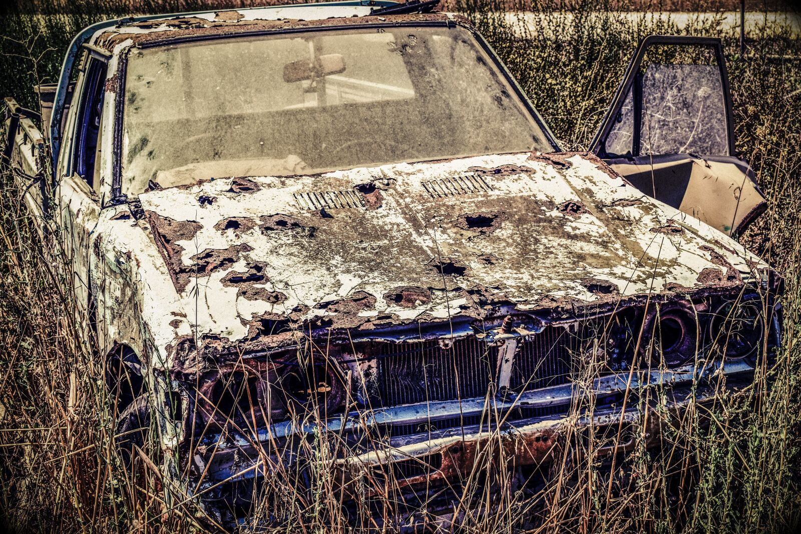 Nikon D3300 sample photo. Old car, rusty, vehicle photography