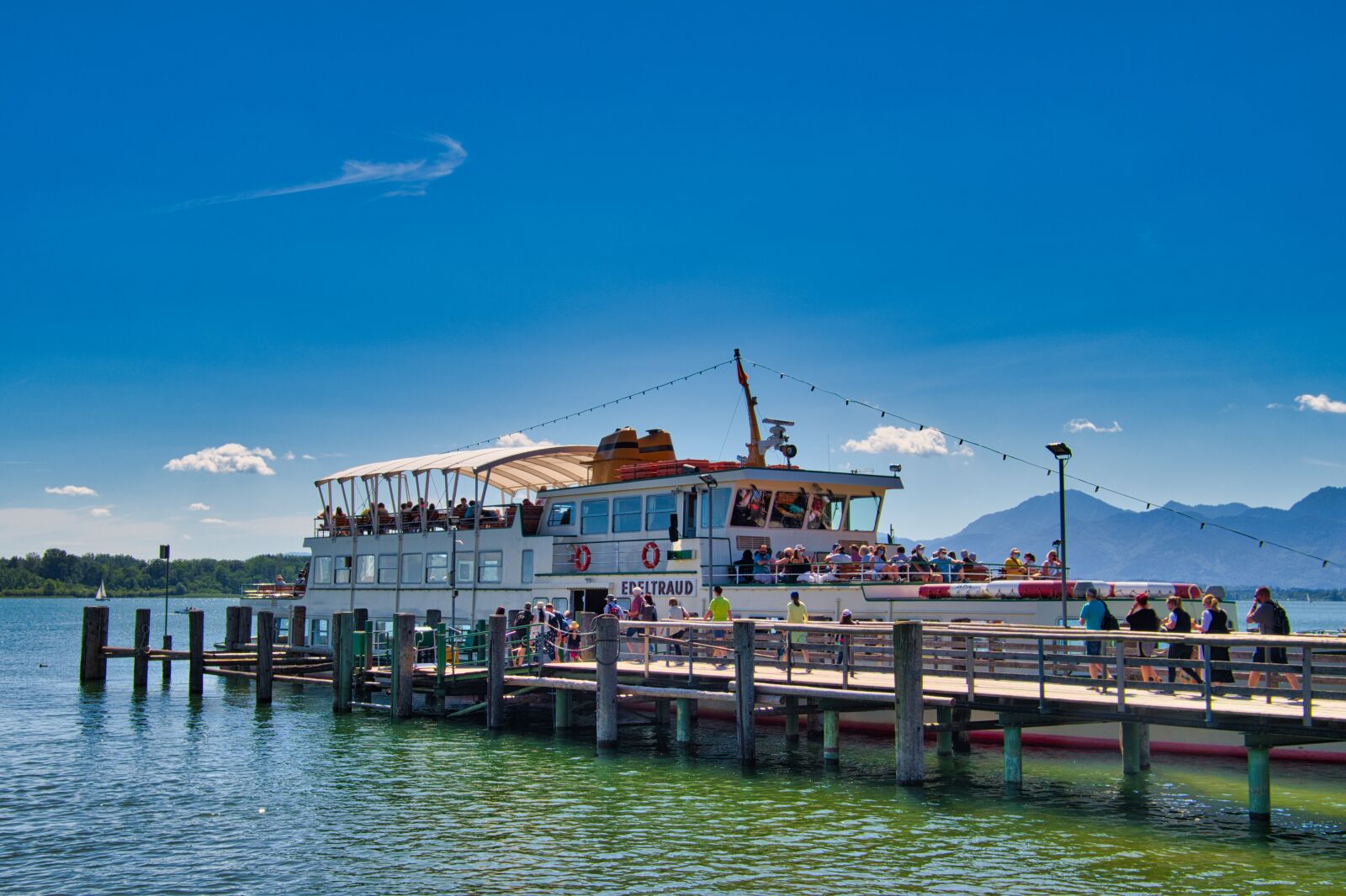 Nikon D7500 sample photo. Lake, chiemsee, boat photography